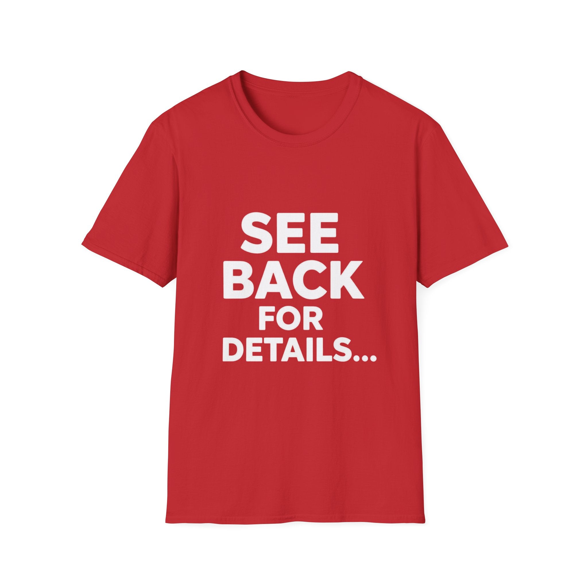 Fu*k Off - Front and Back Printed, Cotton Tee (Soft style)