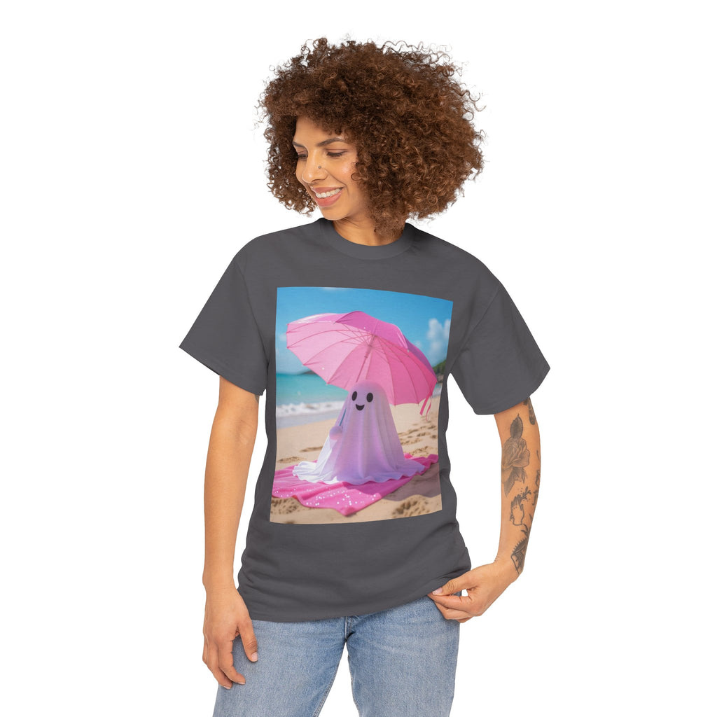 Beach Ghost, Unisex Cotton Tee