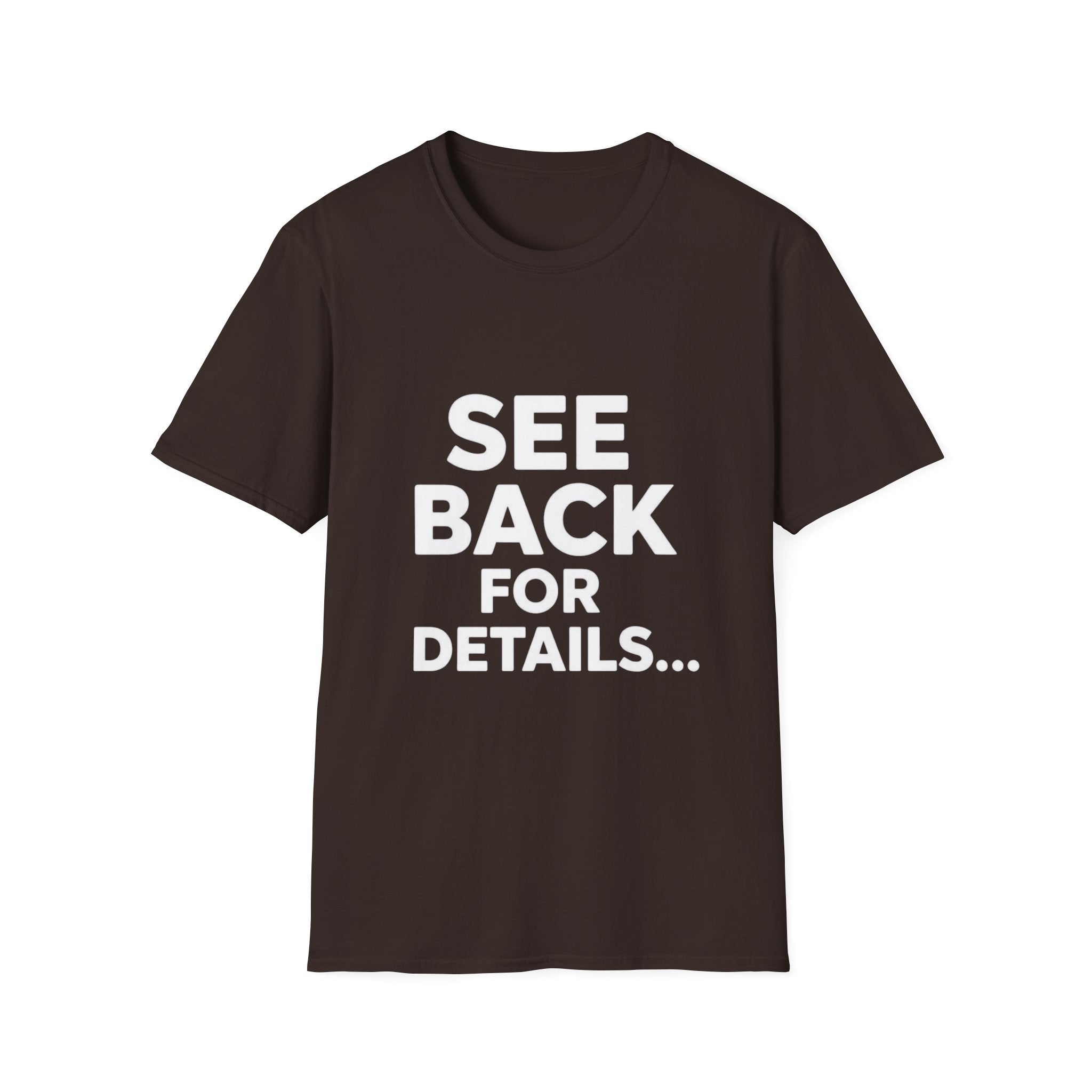 Fu*k Off - Front and Back Printed, Cotton Tee (Soft style)
