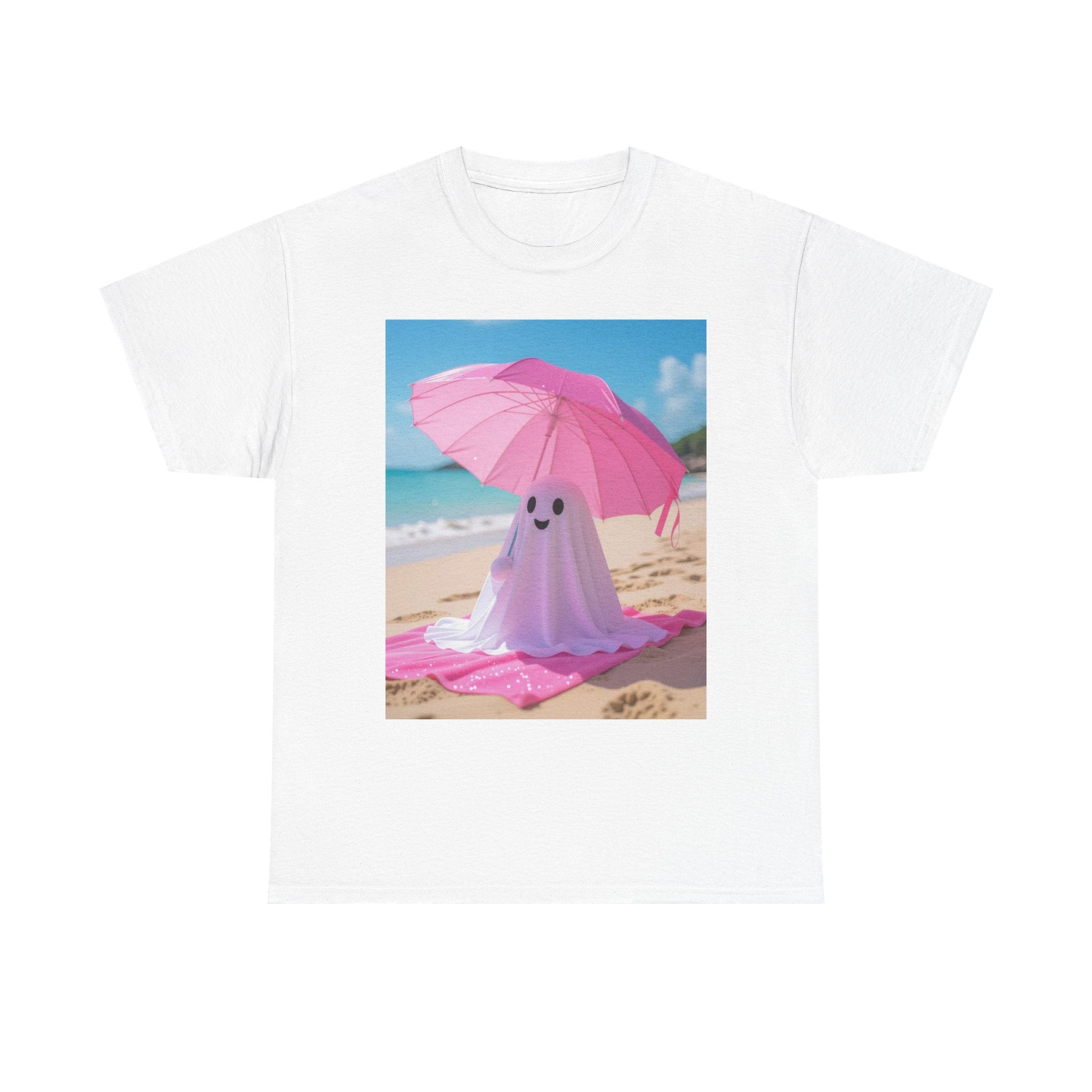 Beach Ghost, Unisex Cotton Tee