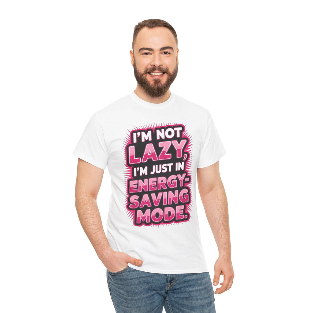 Lazy Energy-Saving Mode, Unisex Cotton Shirt