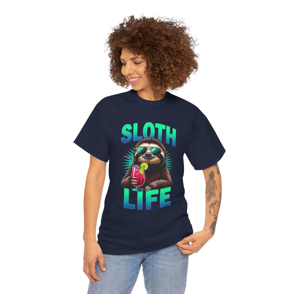 Sloth Life, Unisex  Cotton Tee