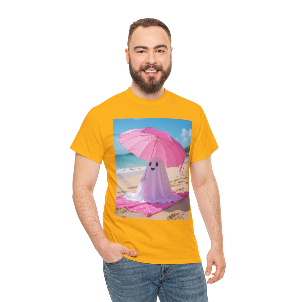 Beach Ghost, Unisex Cotton Tee