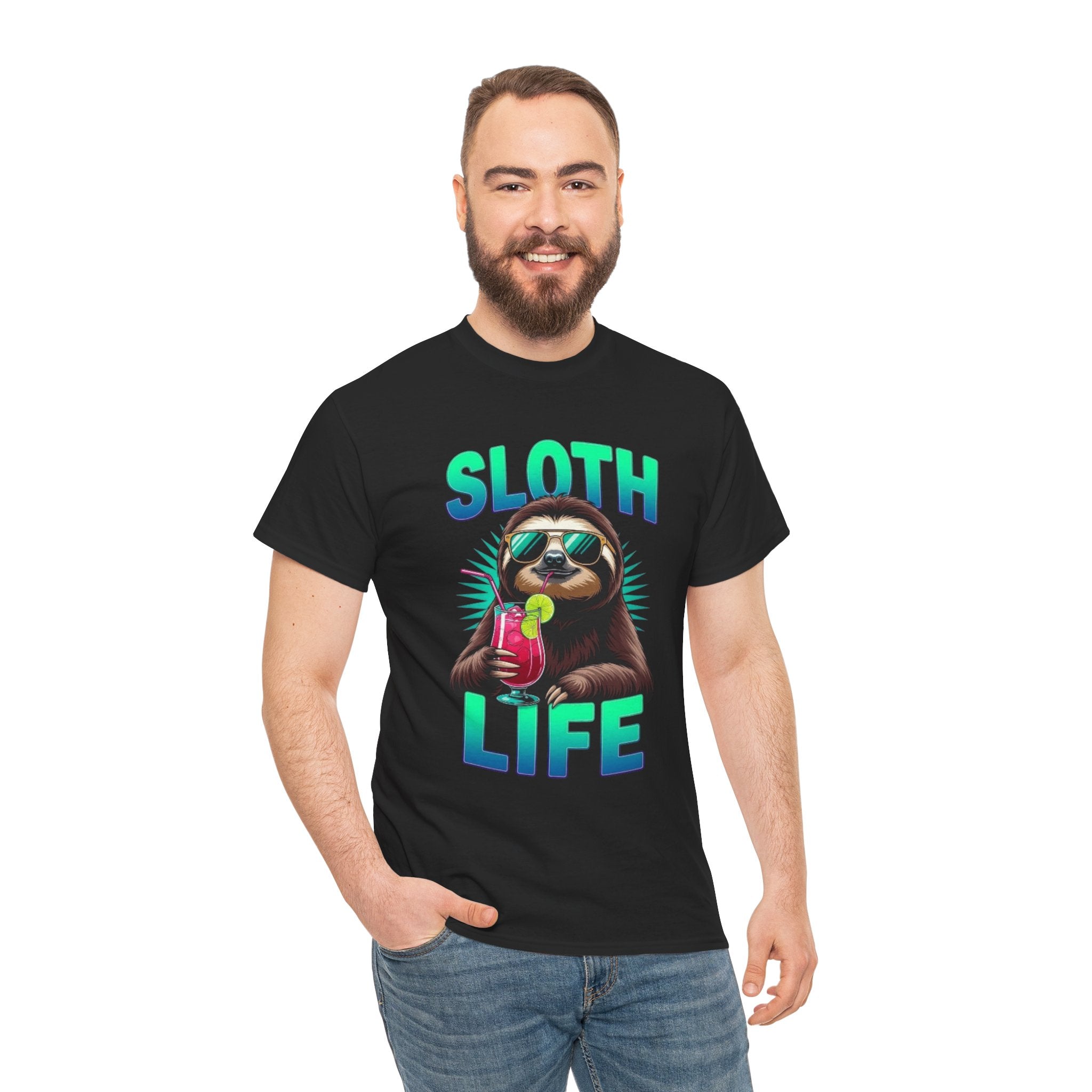 Sloth Life, Unisex  Cotton Tee