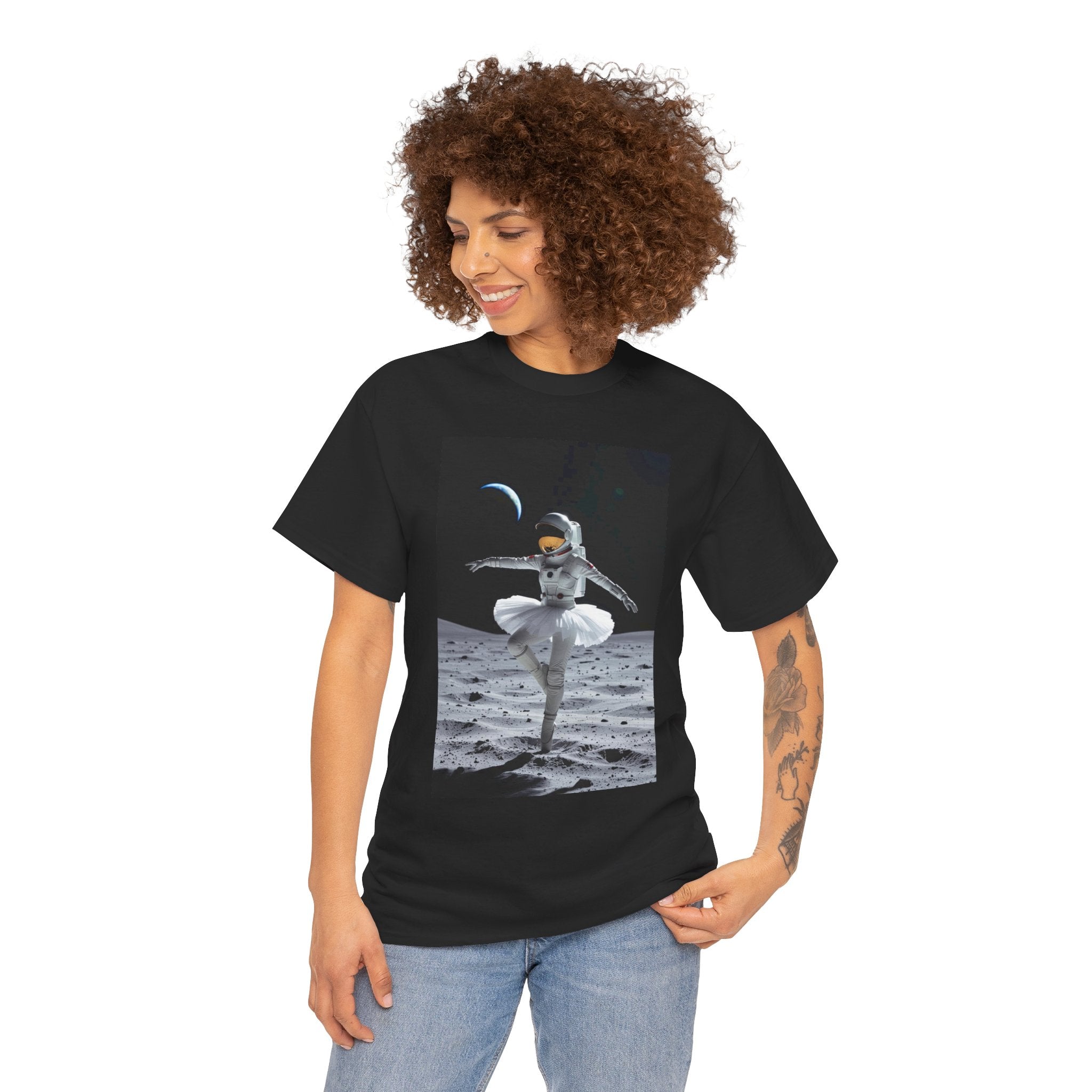 Dancer in Space, Unisex Cotton Tee