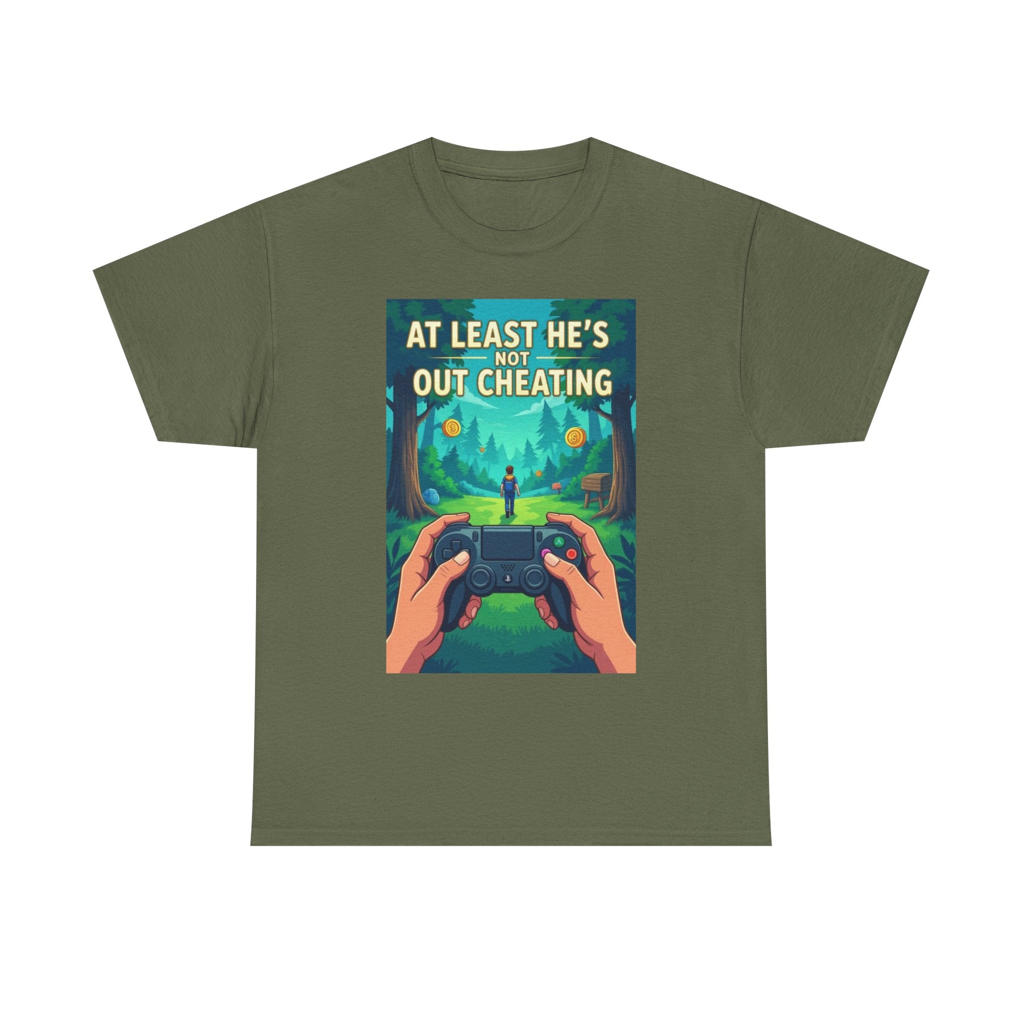 Not Out Cheating, Unisex Cotton Tee
