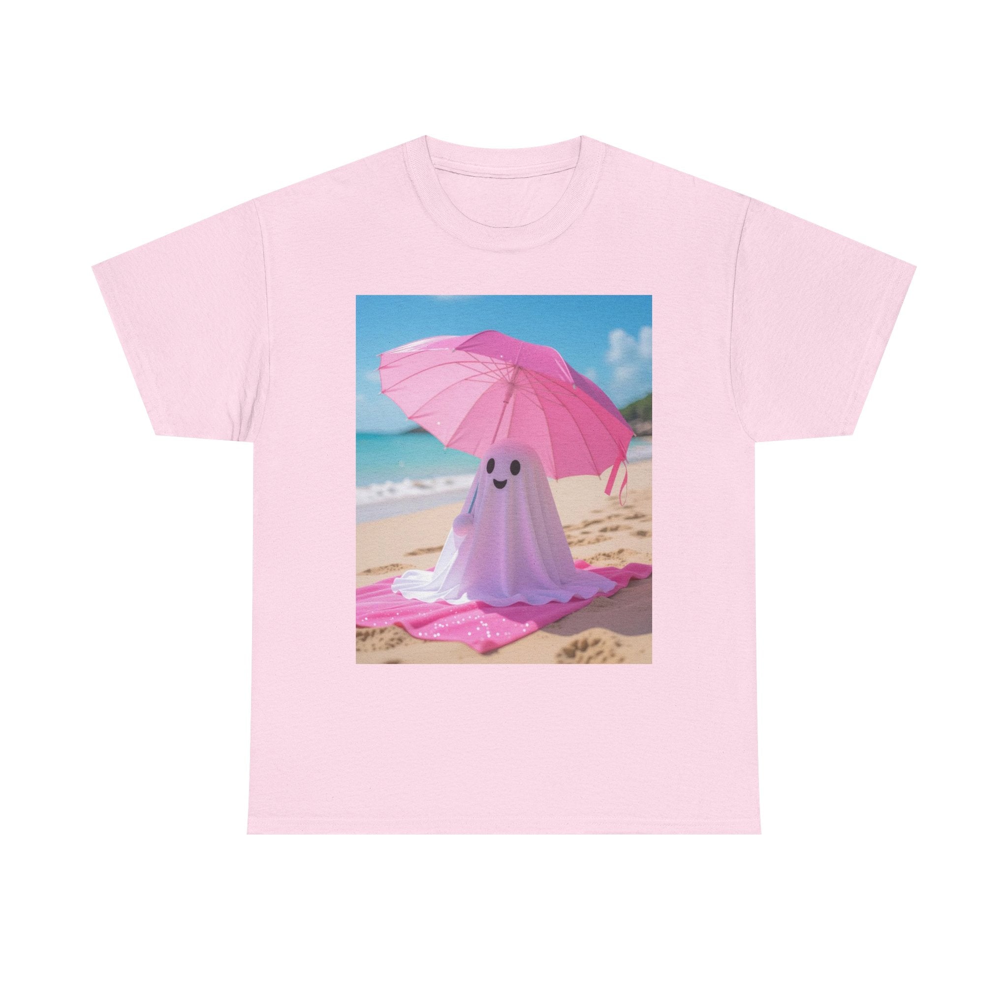 Beach Ghost, Unisex Cotton Tee