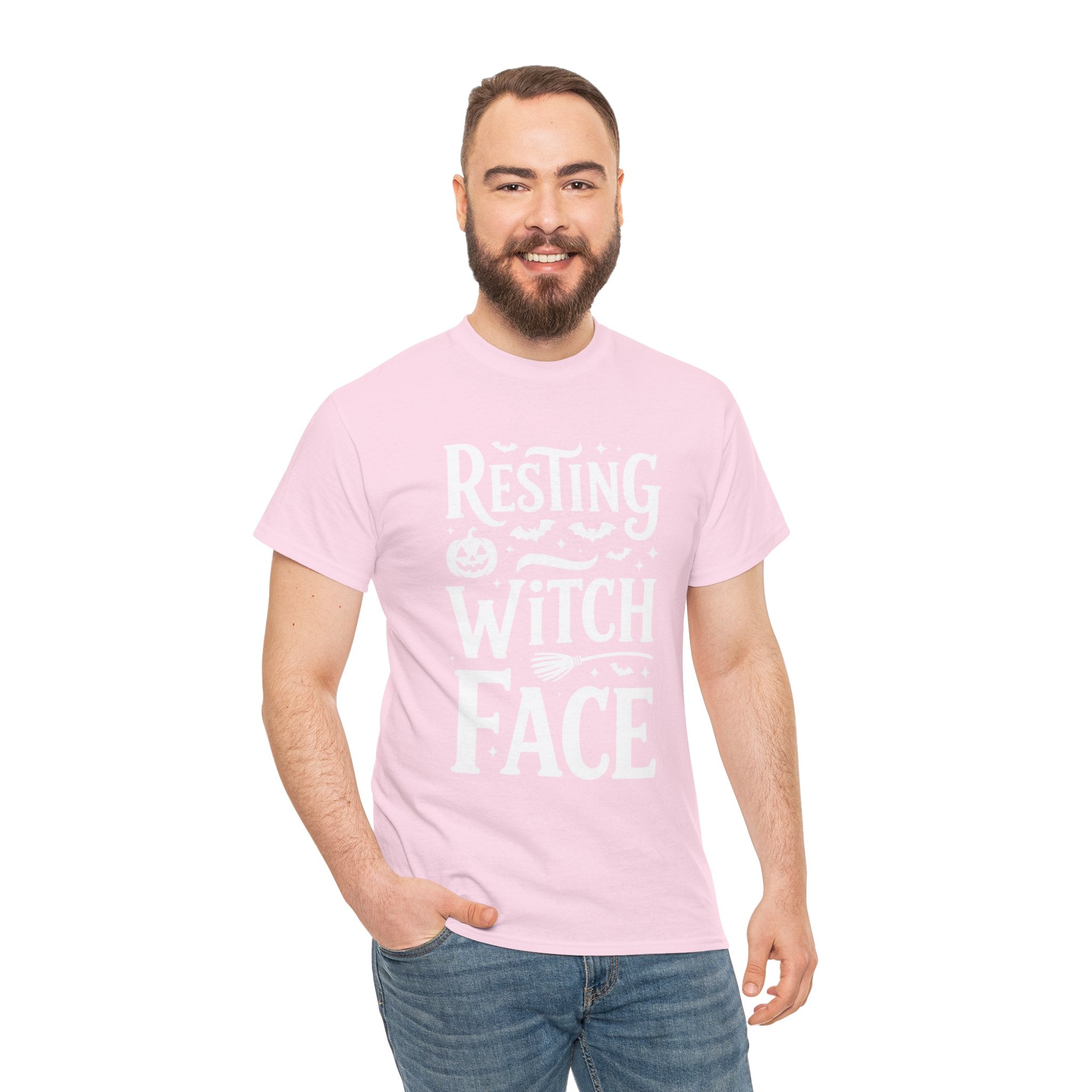 Resting Witch Face, Unisex Cotton Tee