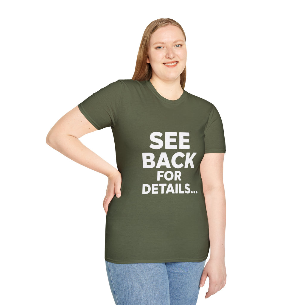 Fu*k Off - Front and Back Printed, Cotton Tee (Soft style)