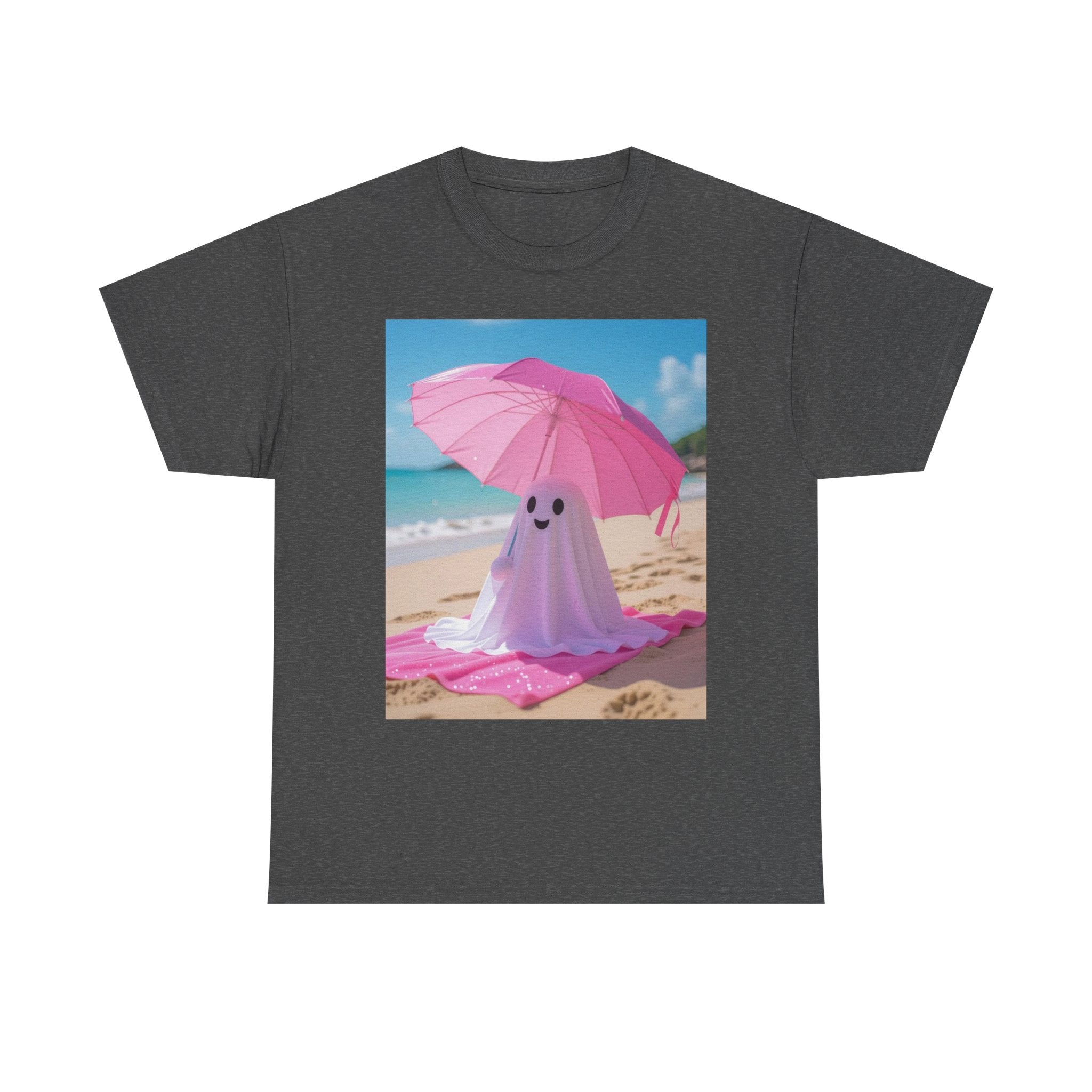 Beach Ghost, Unisex Cotton Tee