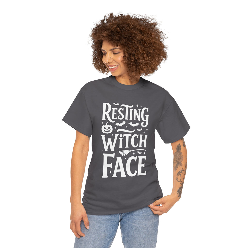 Resting Witch Face, Unisex Cotton Tee