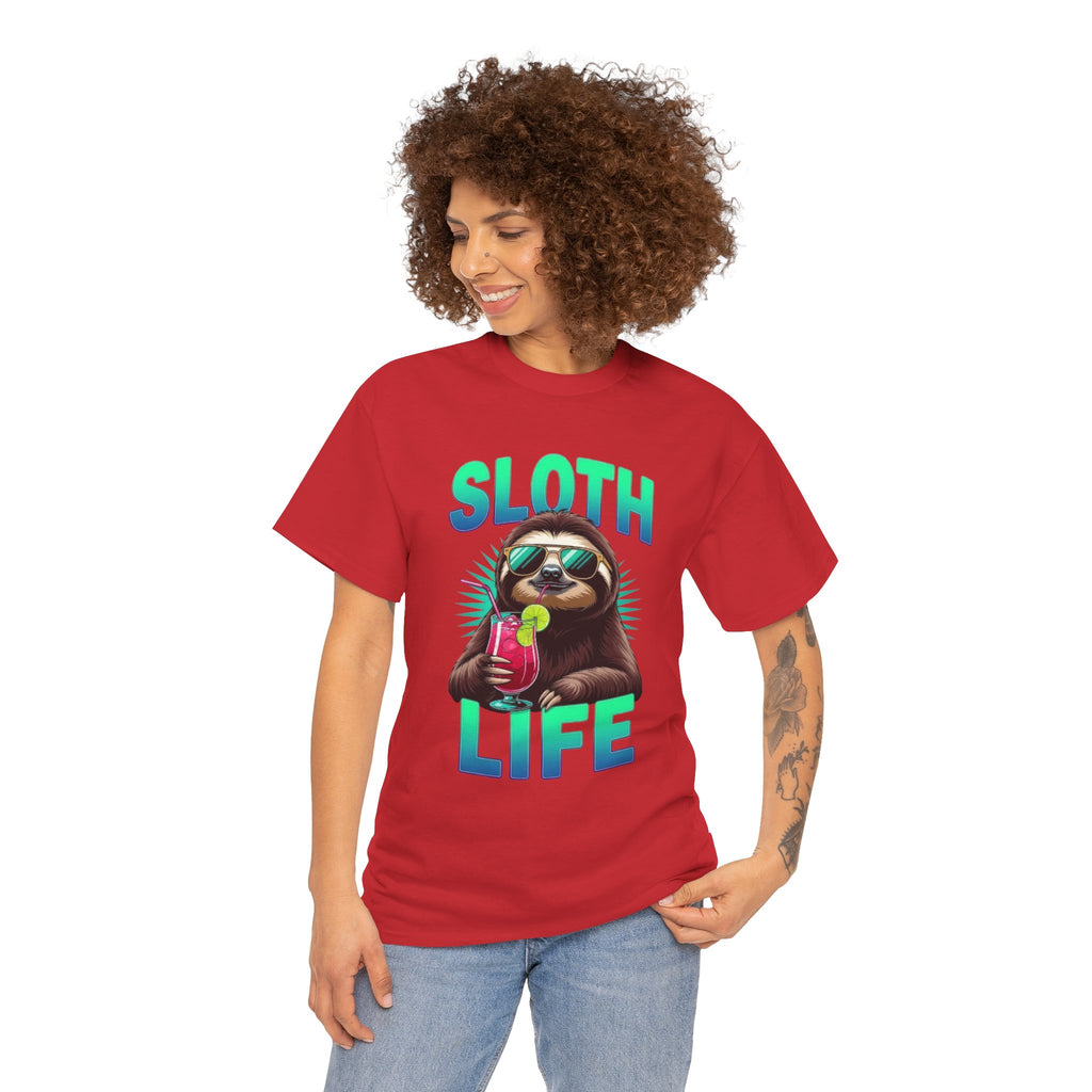 Sloth Life, Unisex  Cotton Tee