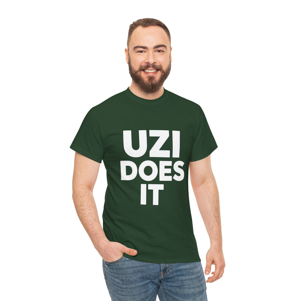 Uzi Does It, Cotton Tee