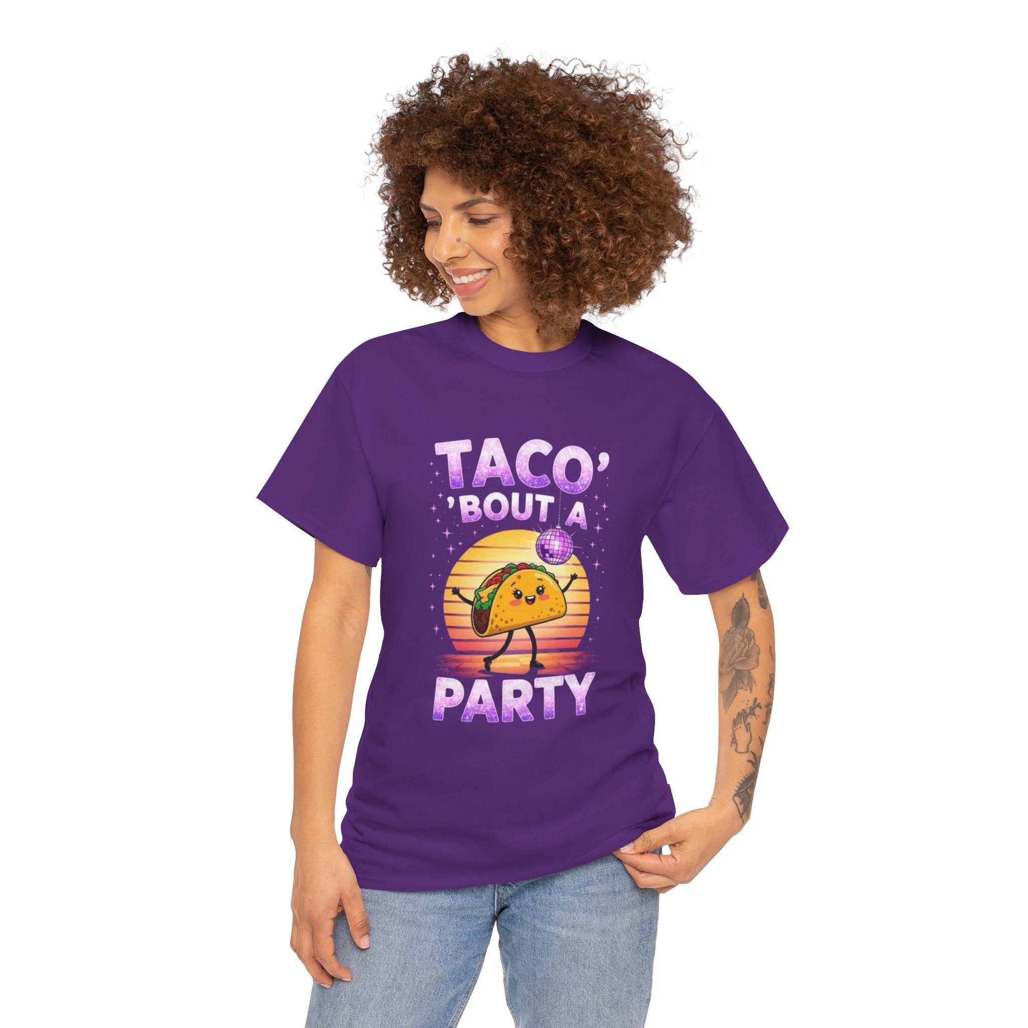 Taco Party, Unisex Cotton Tee