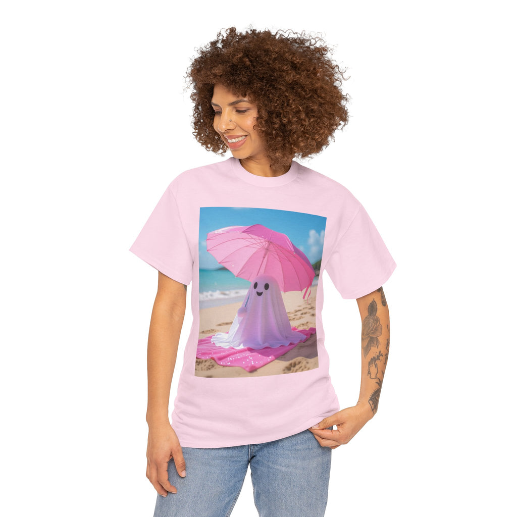 Beach Ghost, Unisex Cotton Tee