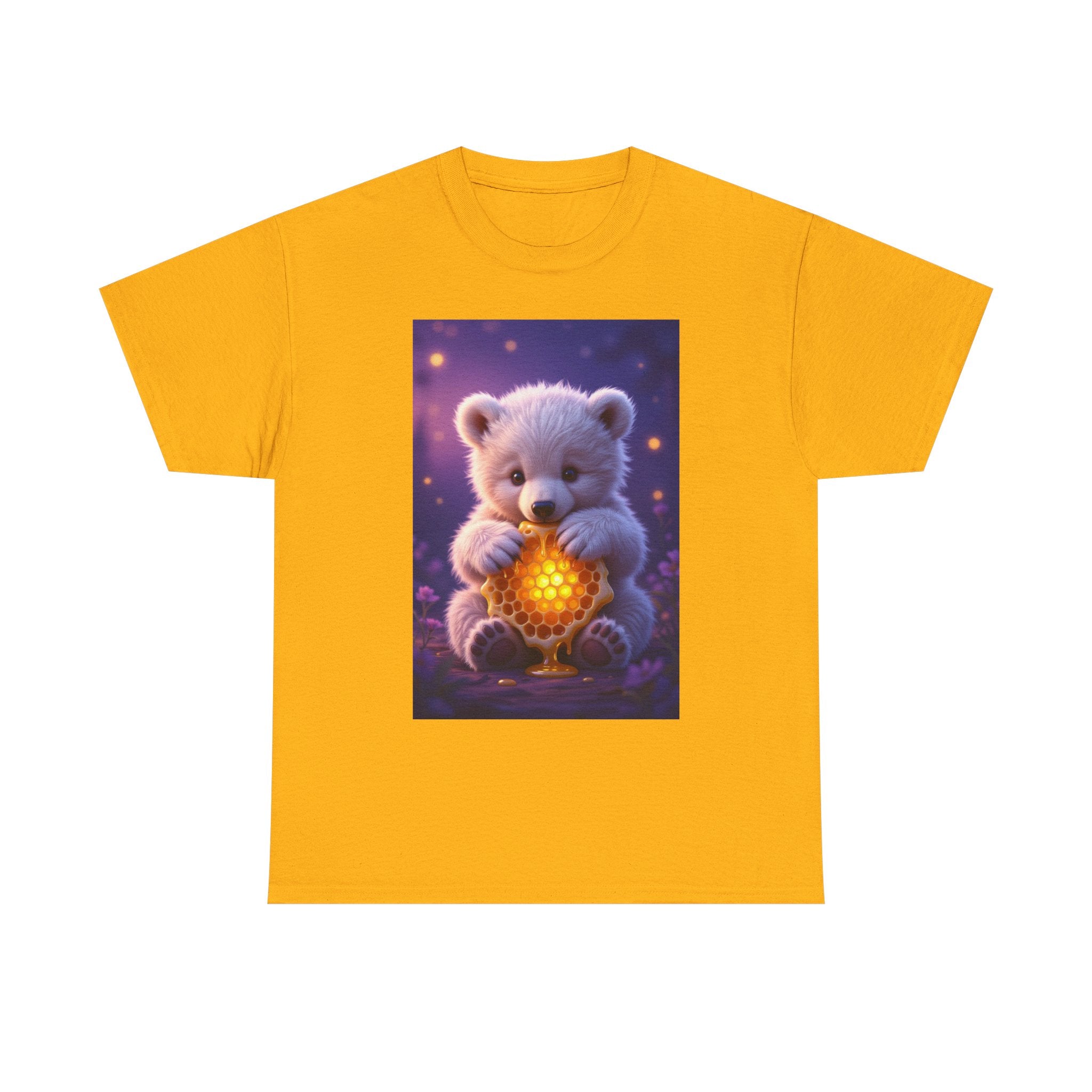 Honey Bear, Unisex Cotton Shirt