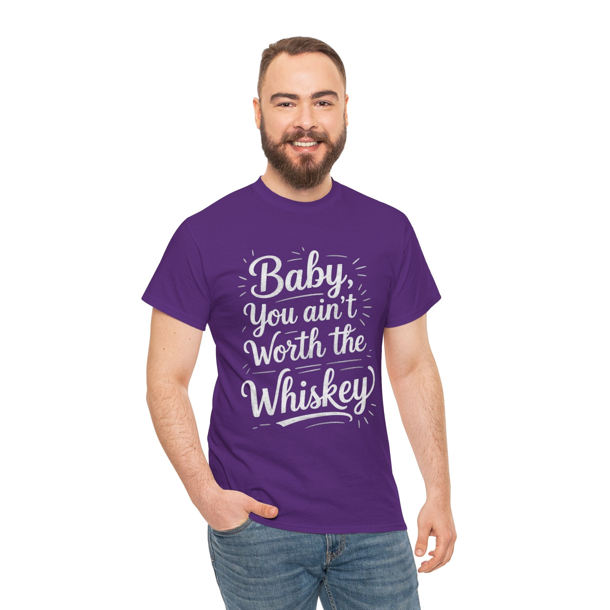 Ain’t Worth the Whiskey, Unisex Cotton Tee