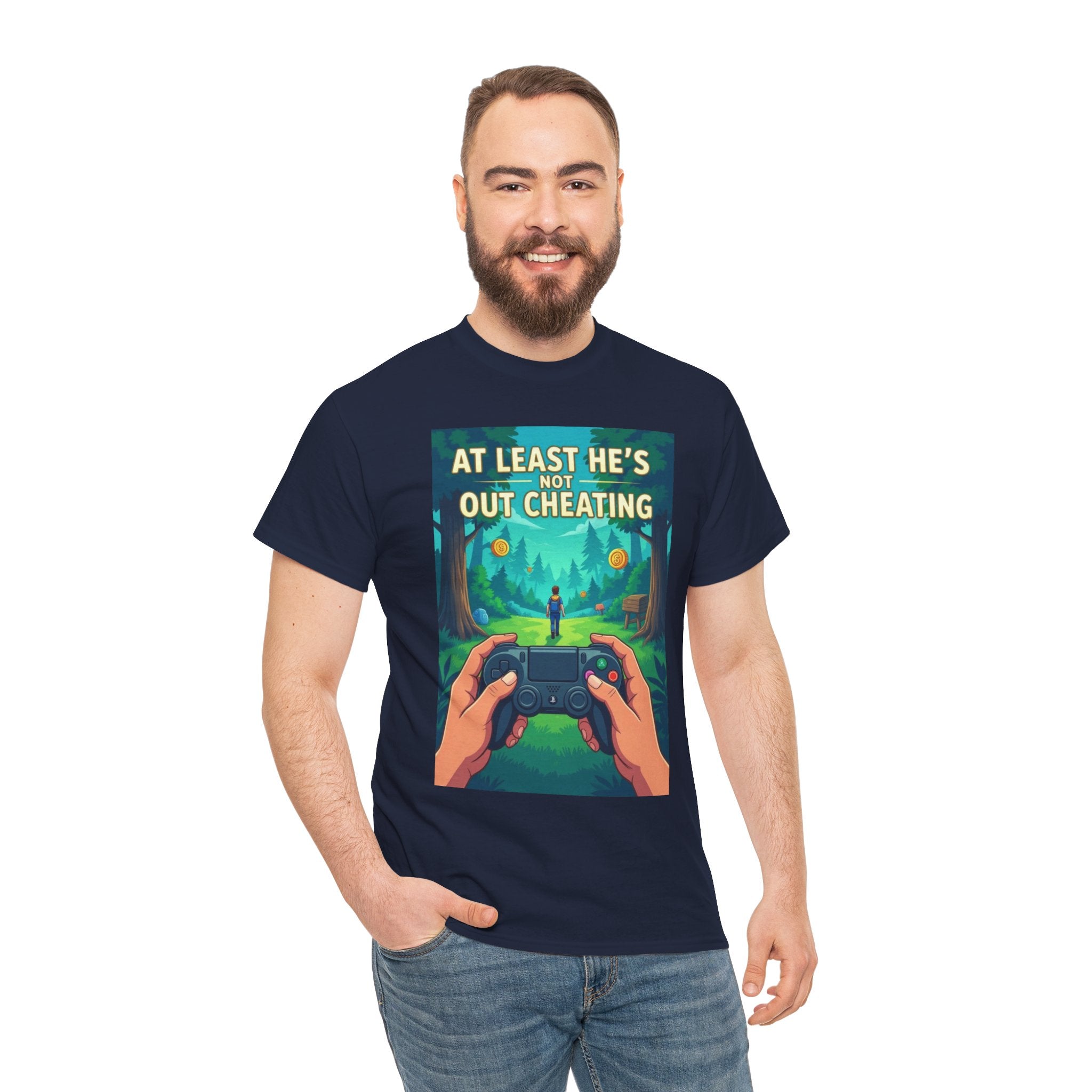 Not Out Cheating, Unisex Cotton Tee