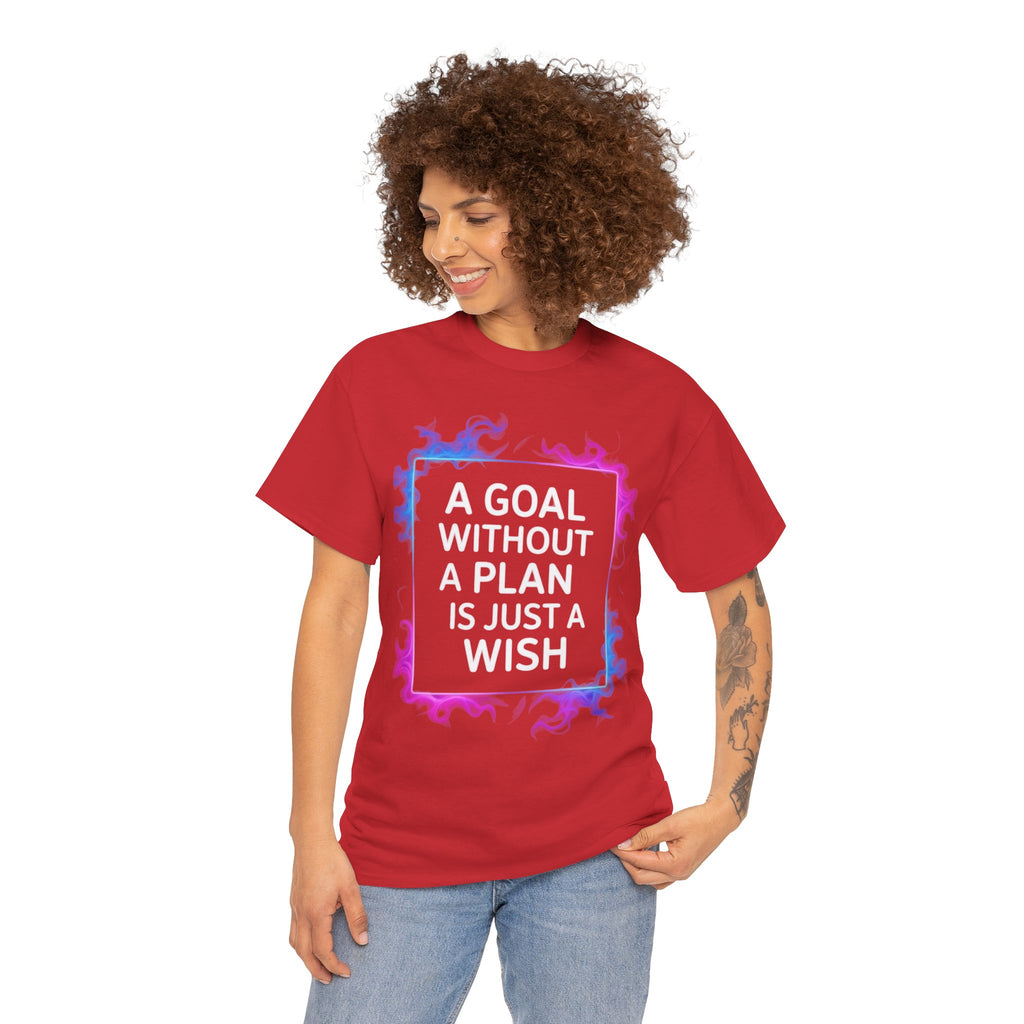 A Goal Without a Plan, Unisex Cotton Tee