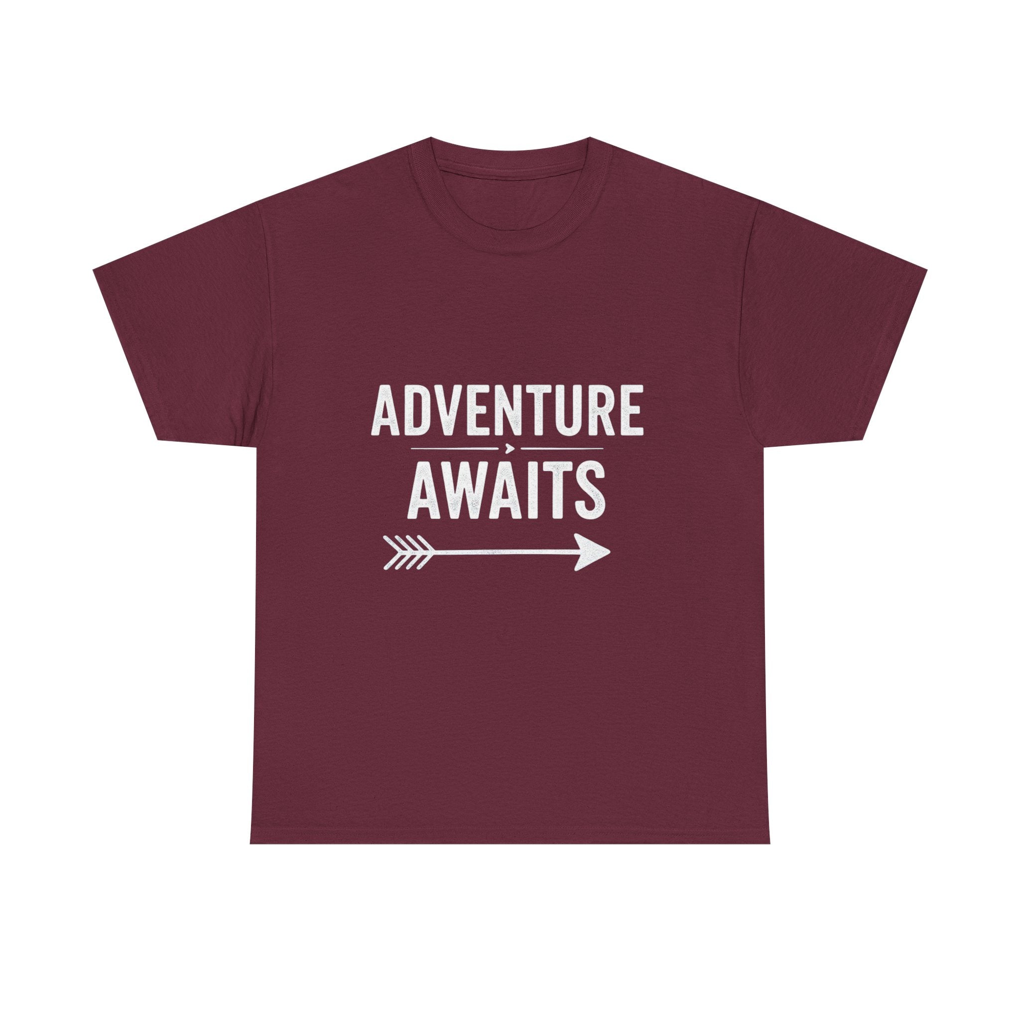 Adventure Awaits, Unisex Cotton Tee