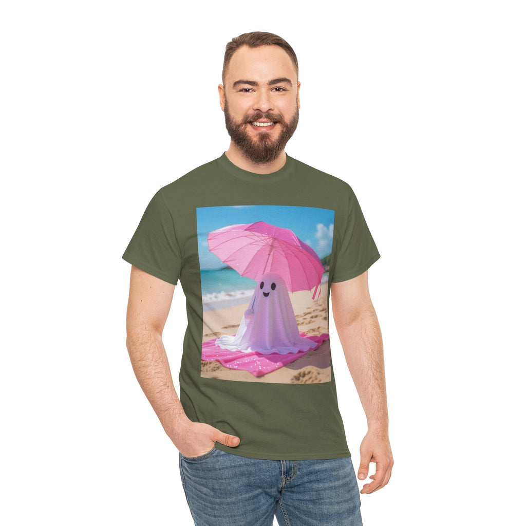 Beach Ghost, Unisex Cotton Tee