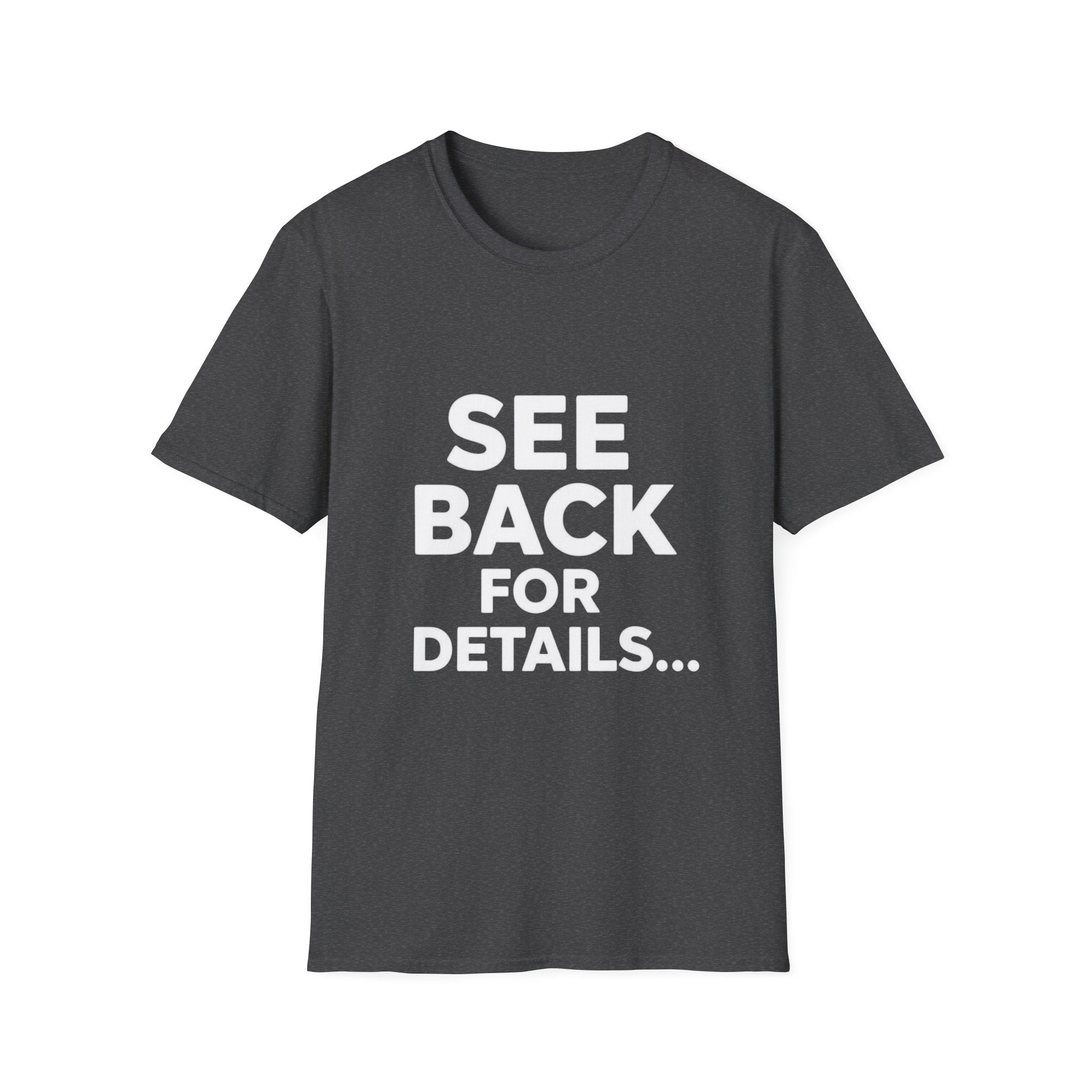 Fu*k Off - Front and Back Printed, Cotton Tee (Soft style)