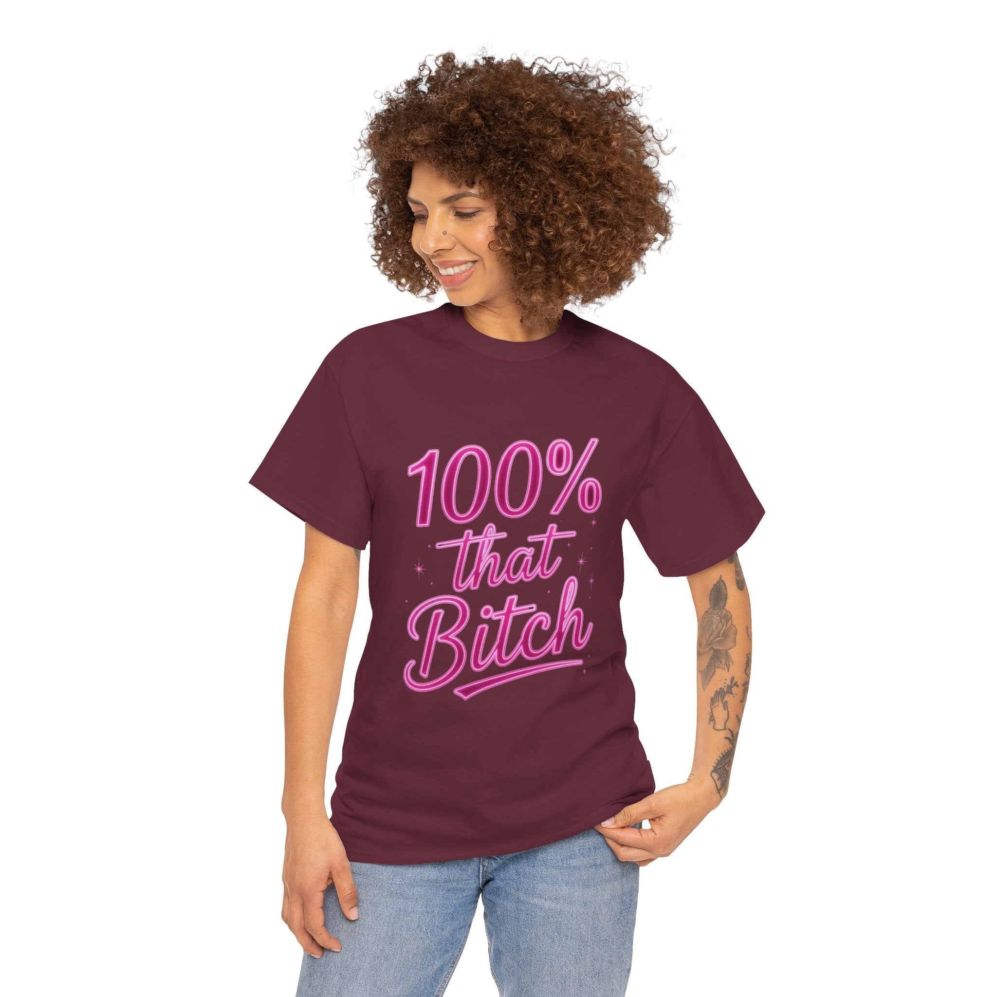 100% That Bitch, Unisex Cotton Tee