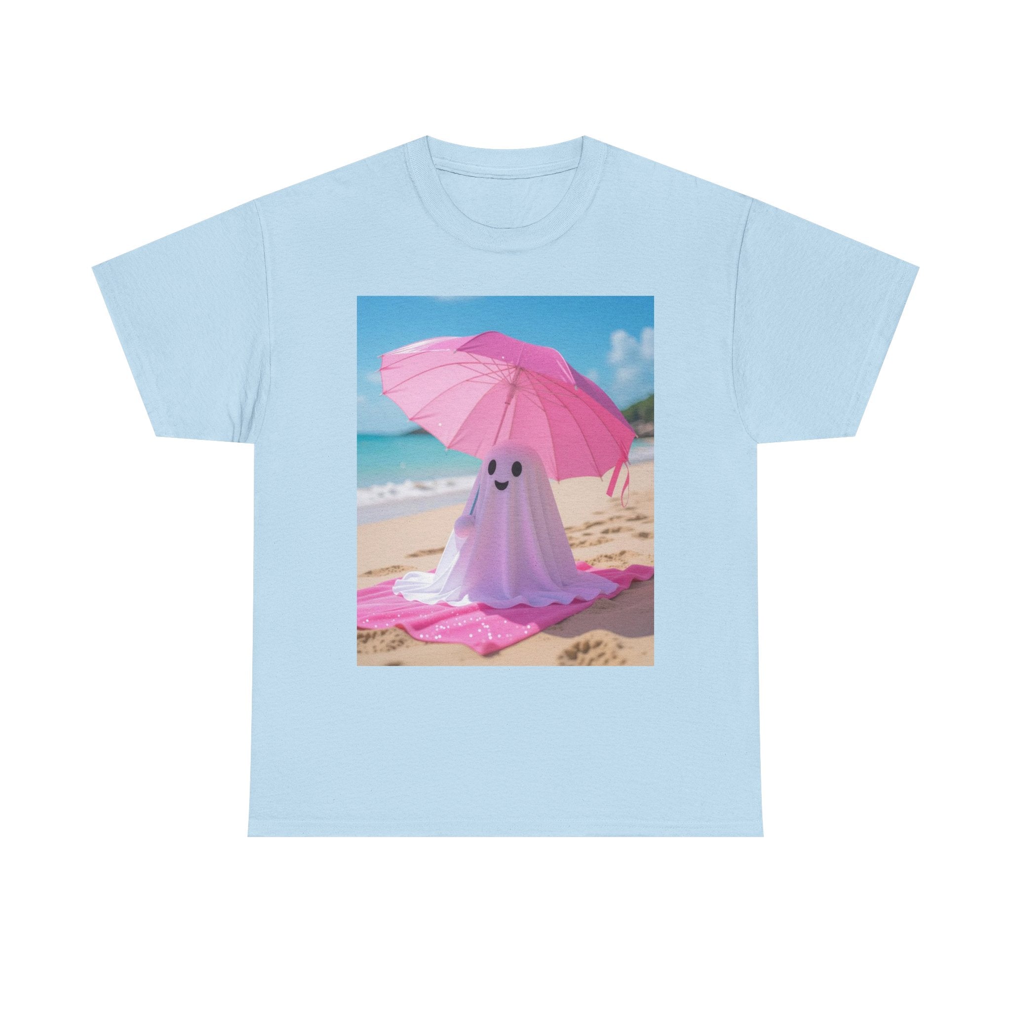 Beach Ghost, Unisex Cotton Tee