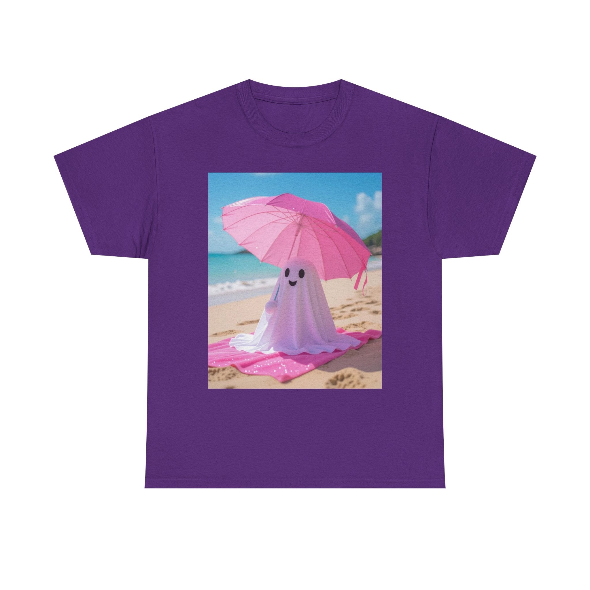 Beach Ghost, Unisex Cotton Tee