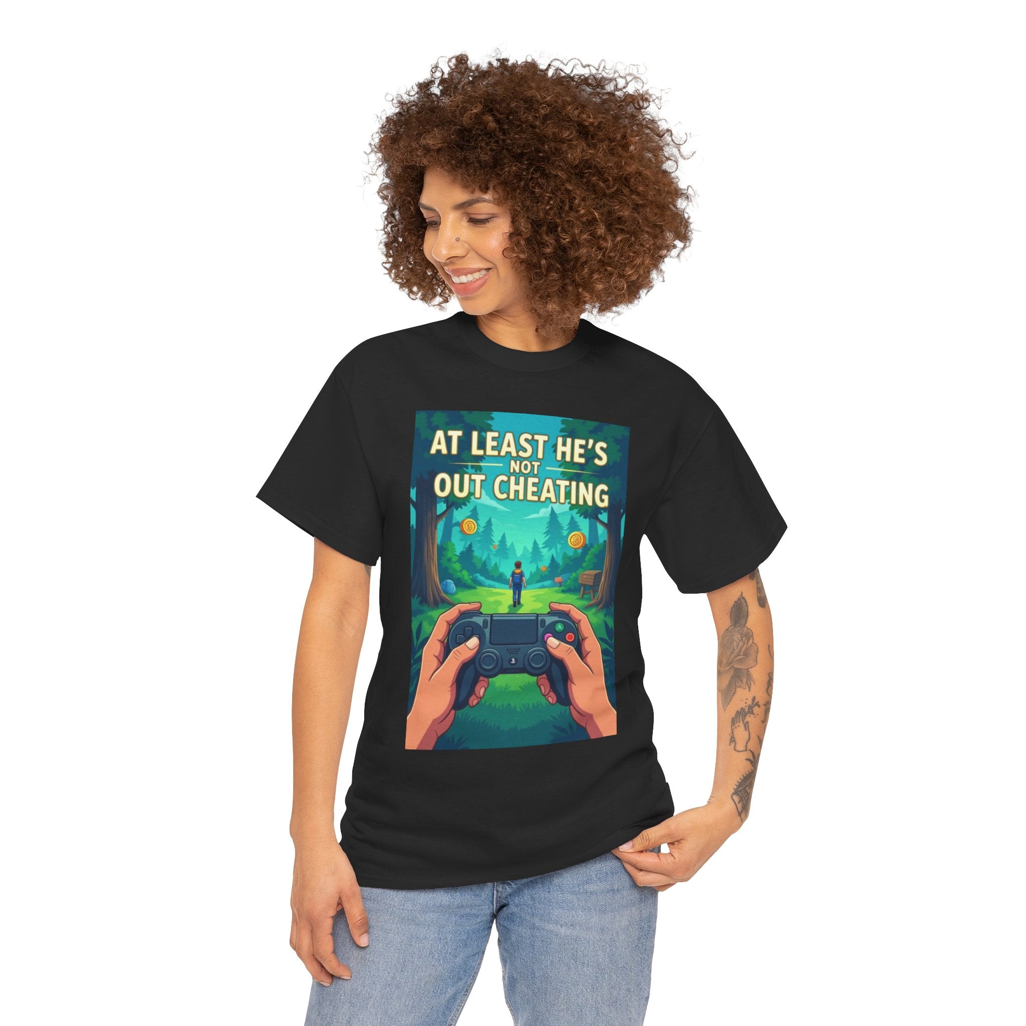 Not Out Cheating, Unisex Cotton Tee
