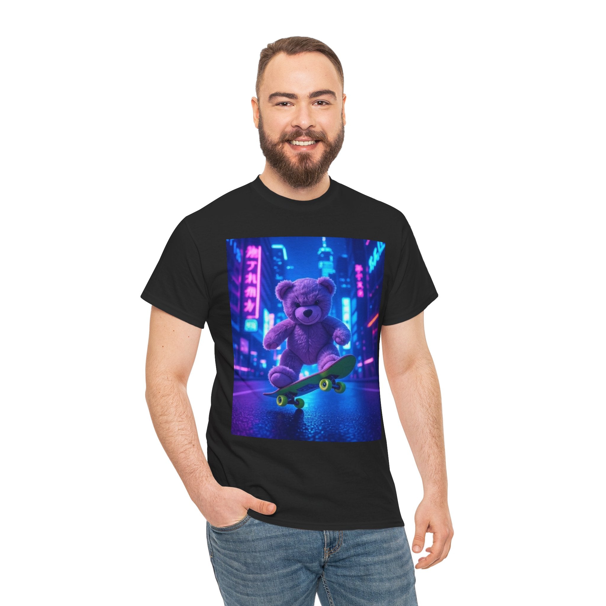 Mischievous Bear, Unisex Cotton Tee