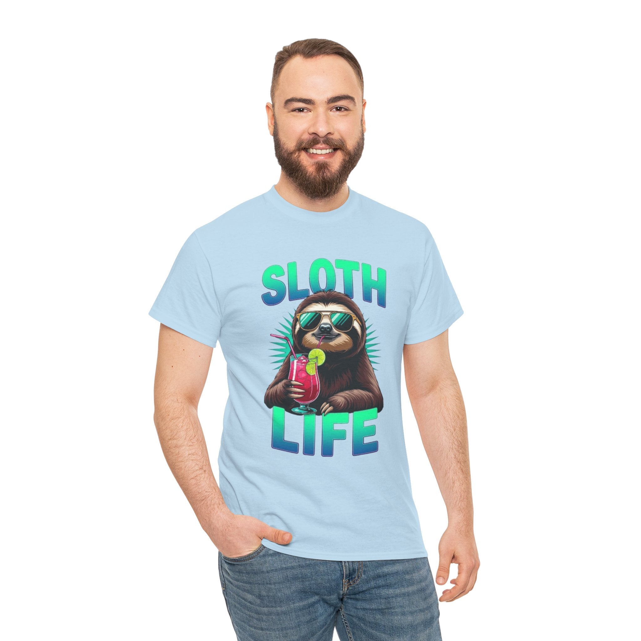 Sloth Life, Unisex  Cotton Tee