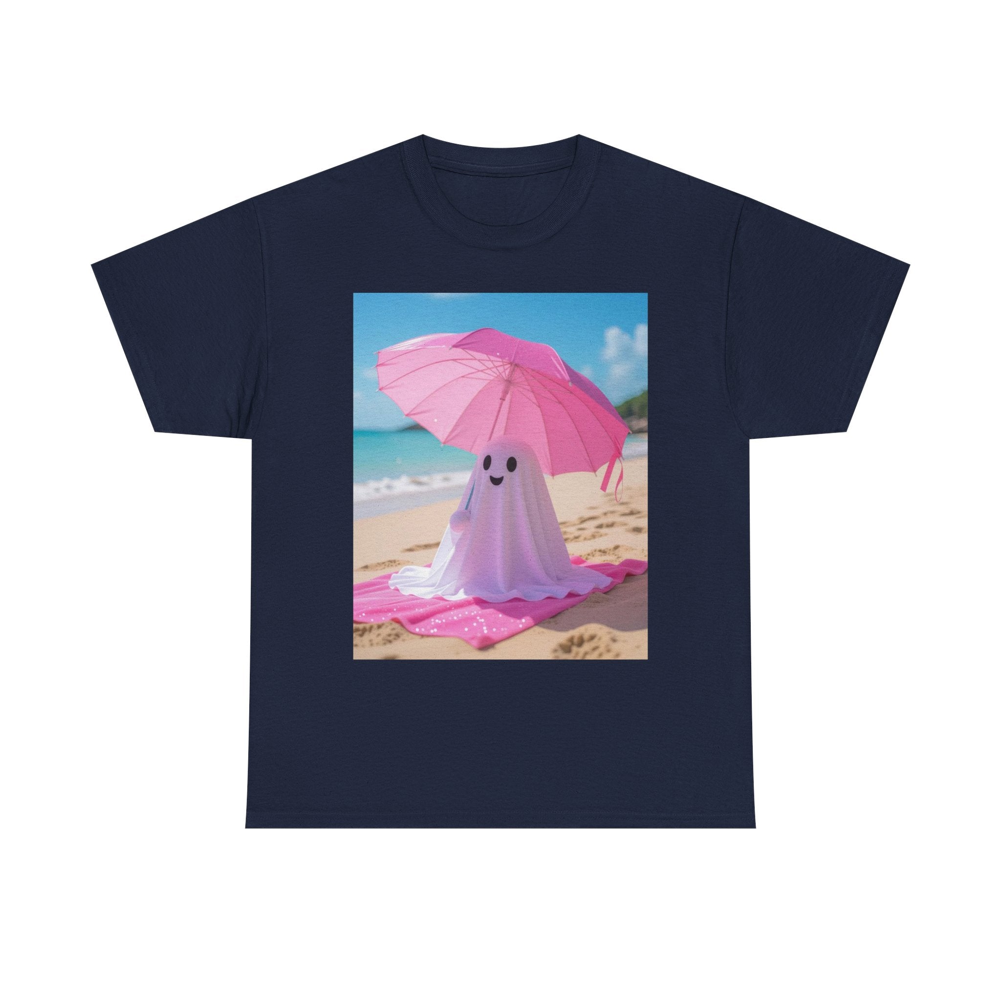 Beach Ghost, Unisex Cotton Tee