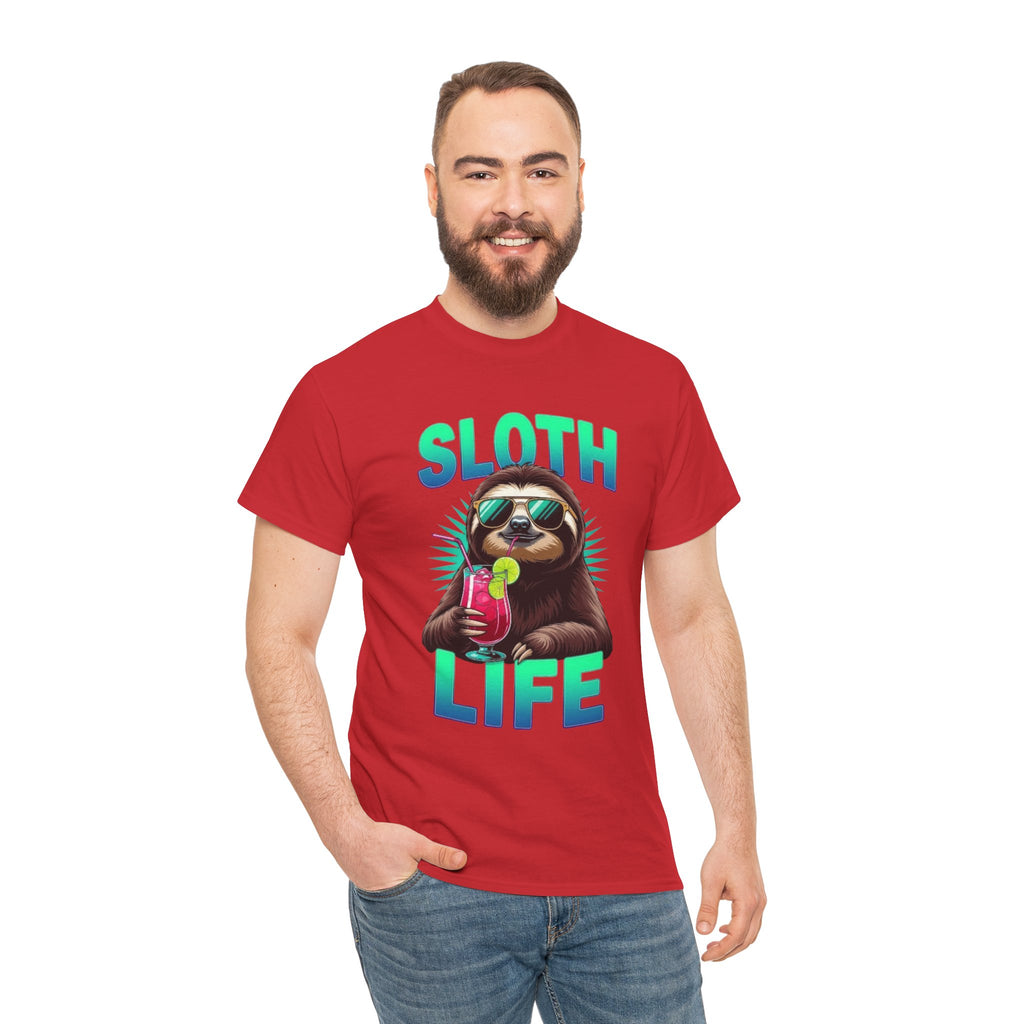 Sloth Life, Unisex  Cotton Tee