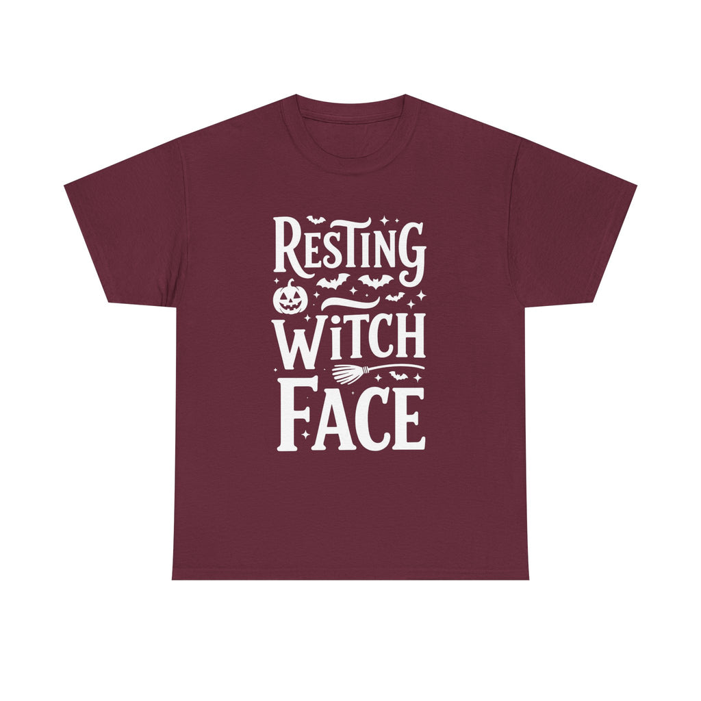 Resting Witch Face, Unisex Cotton Tee