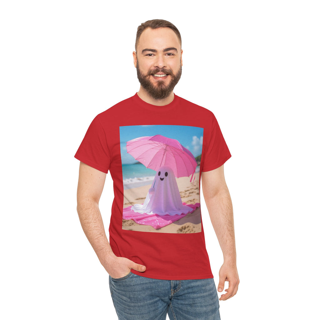 Beach Ghost, Unisex Cotton Tee