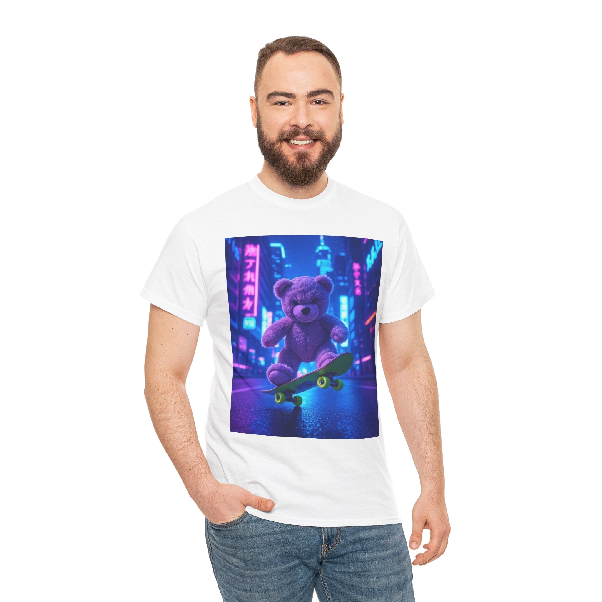 Mischievous Bear, Unisex Cotton Tee