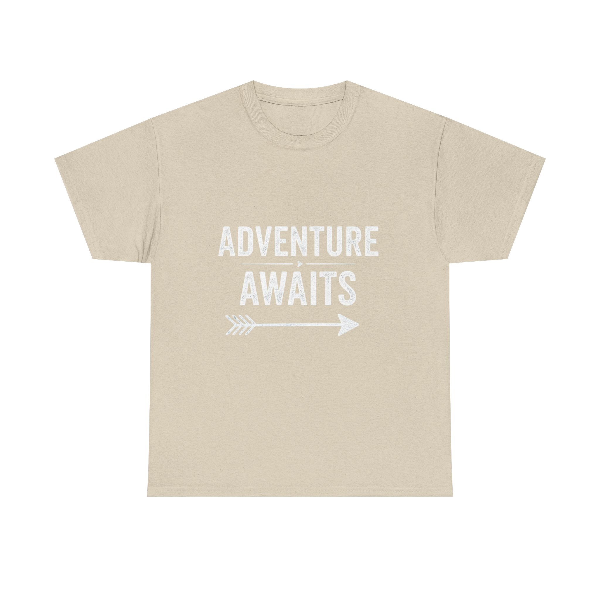 Adventure Awaits, Unisex Cotton Tee