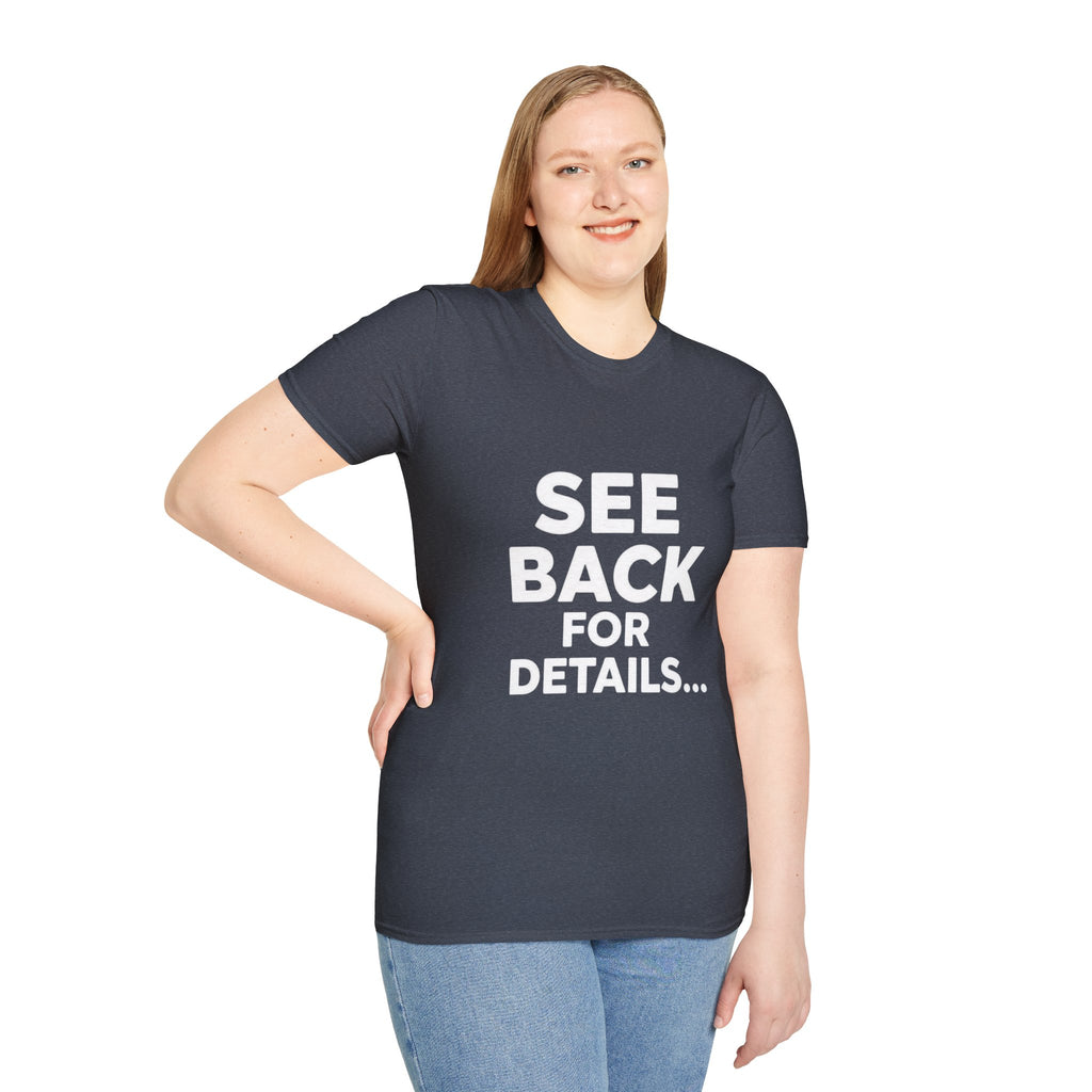 Fu*k Off - Front and Back Printed, Cotton Tee (Soft style)