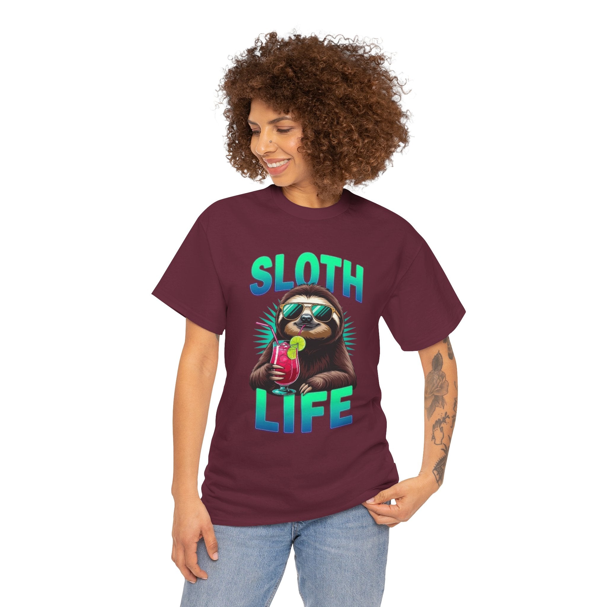 Sloth Life, Unisex  Cotton Tee