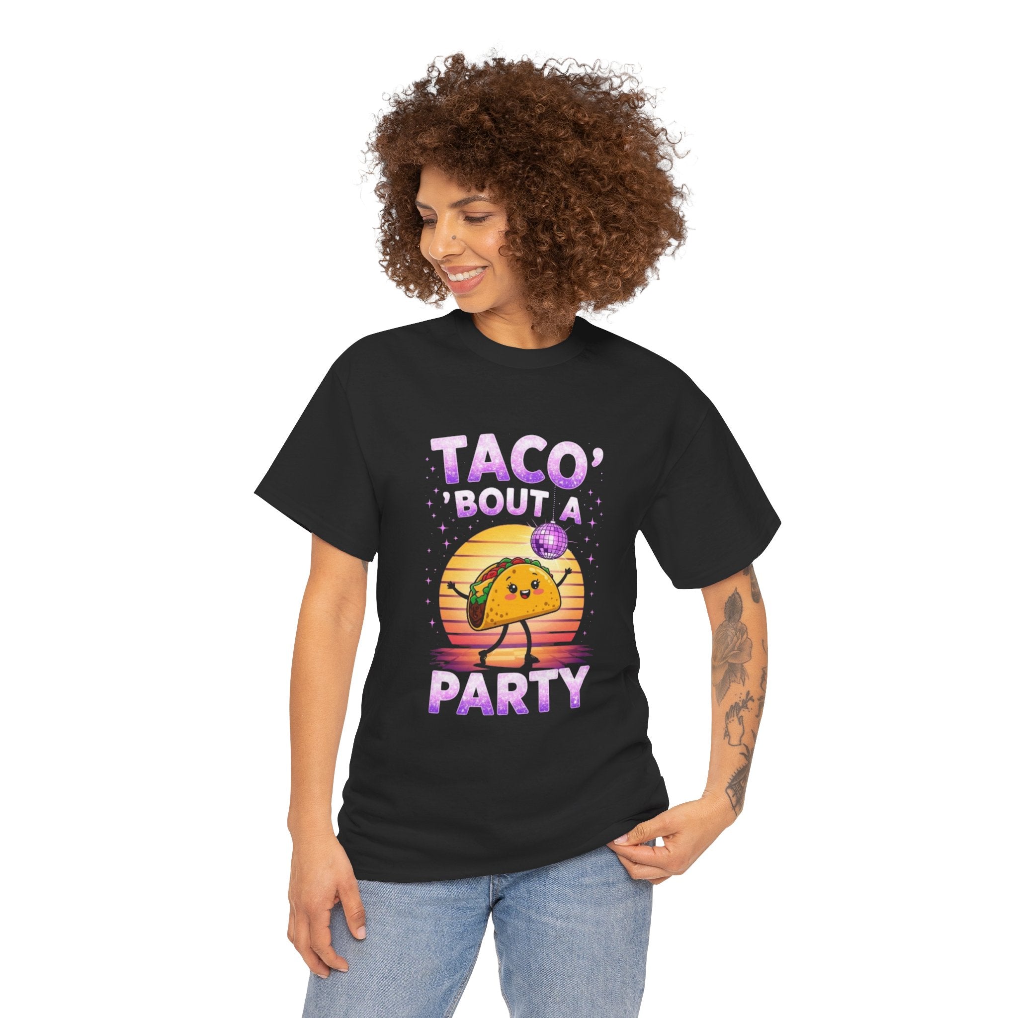 Taco Party, Unisex Cotton Tee