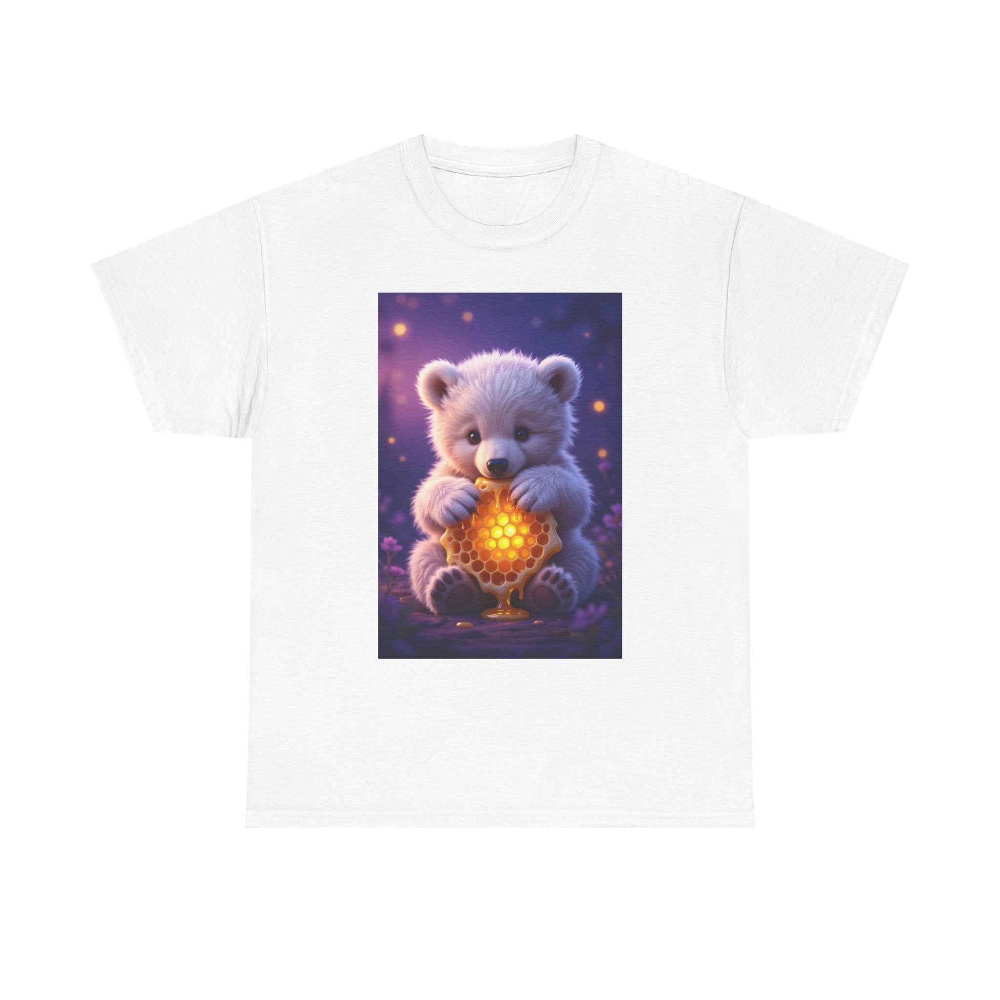 Honey Bear, Unisex Cotton Shirt