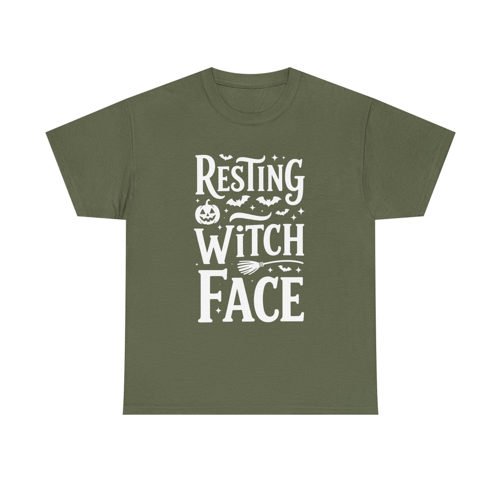 Resting Witch Face, Unisex Cotton Tee