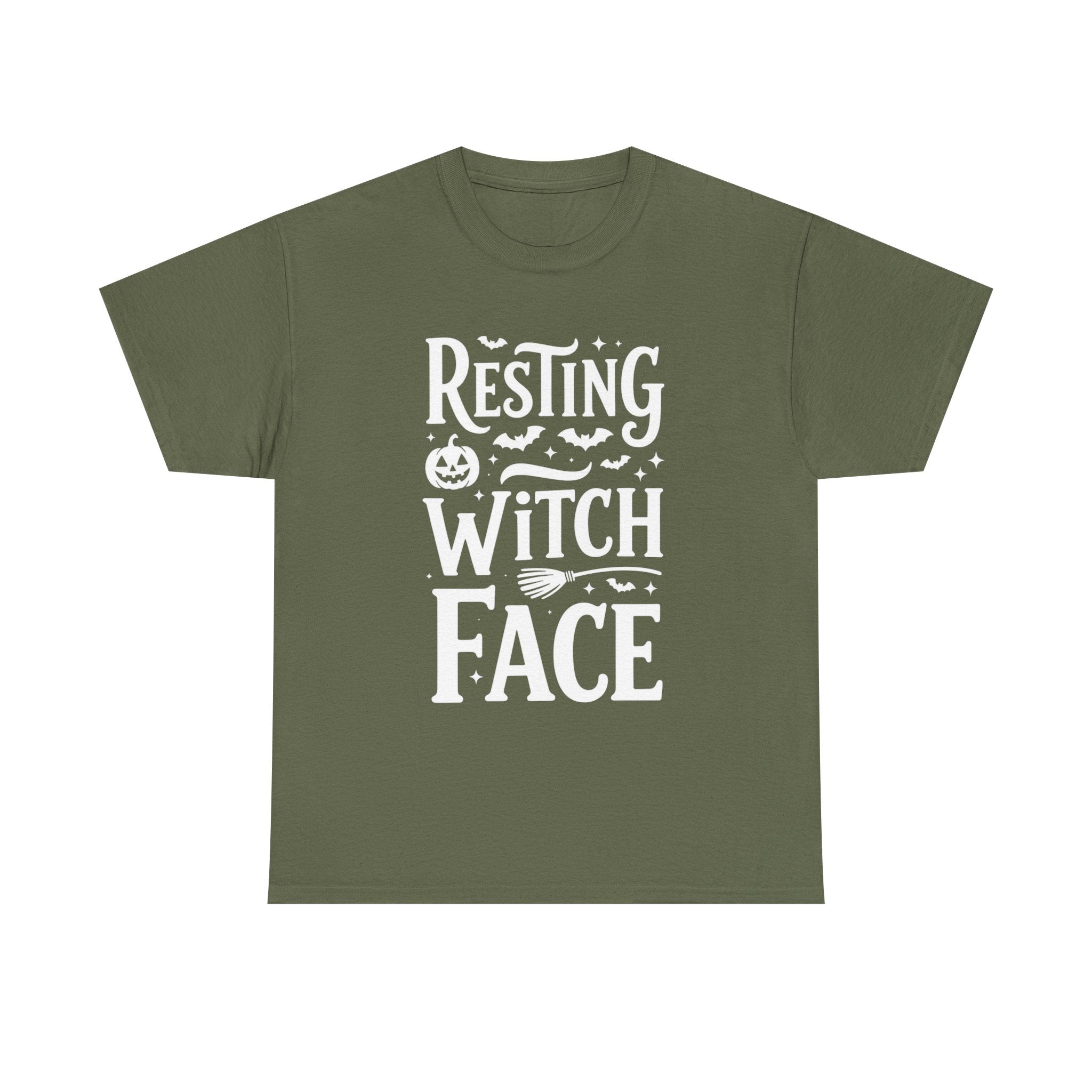 Resting Witch Face, Unisex Cotton Tee