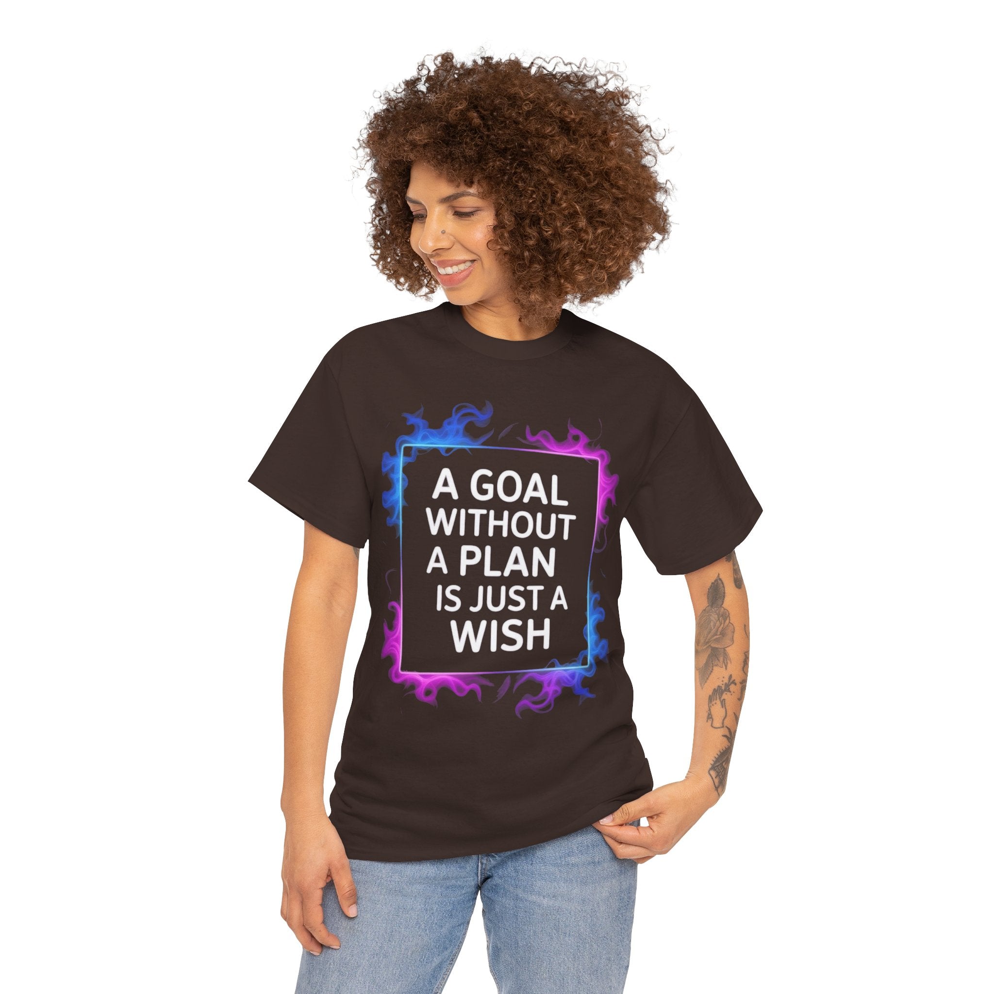 A Goal Without a Plan, Unisex Cotton Tee