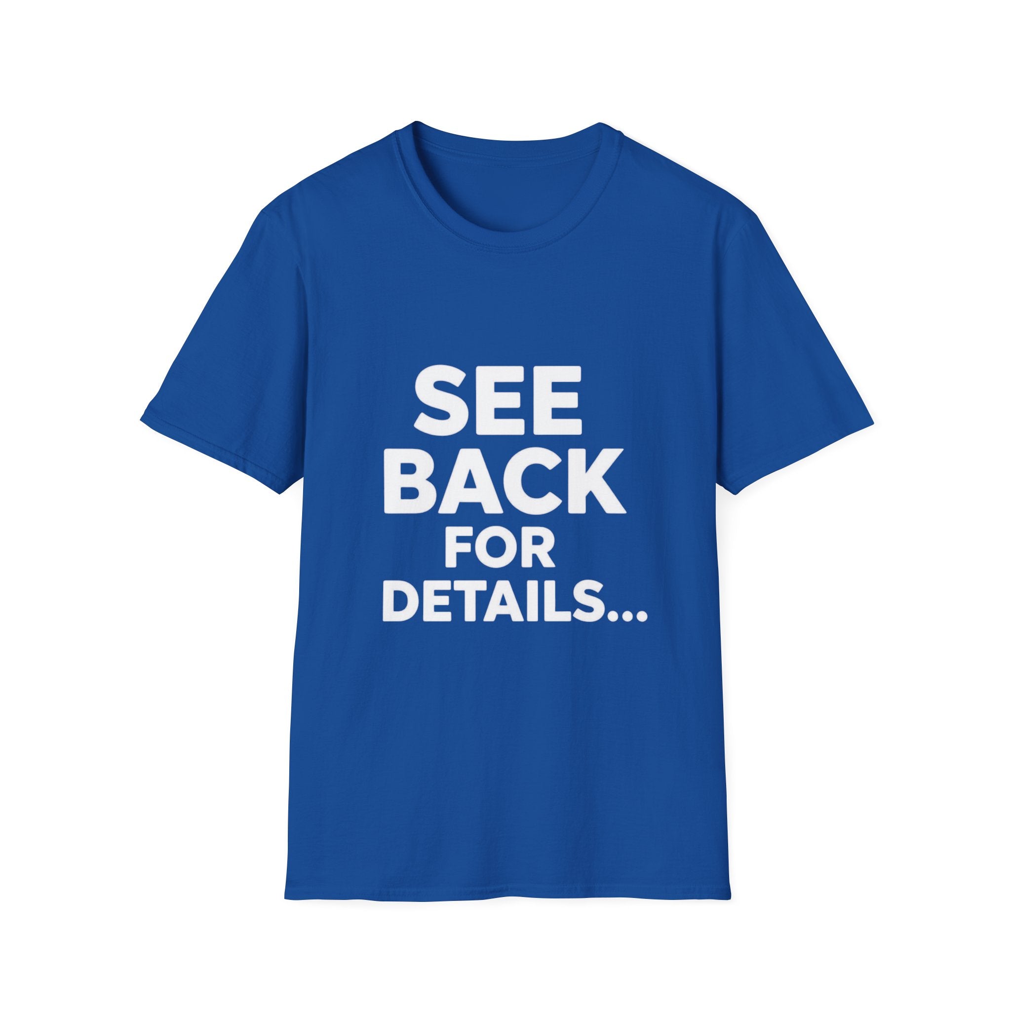 Fu*k Off - Front and Back Printed, Cotton Tee (Soft style)