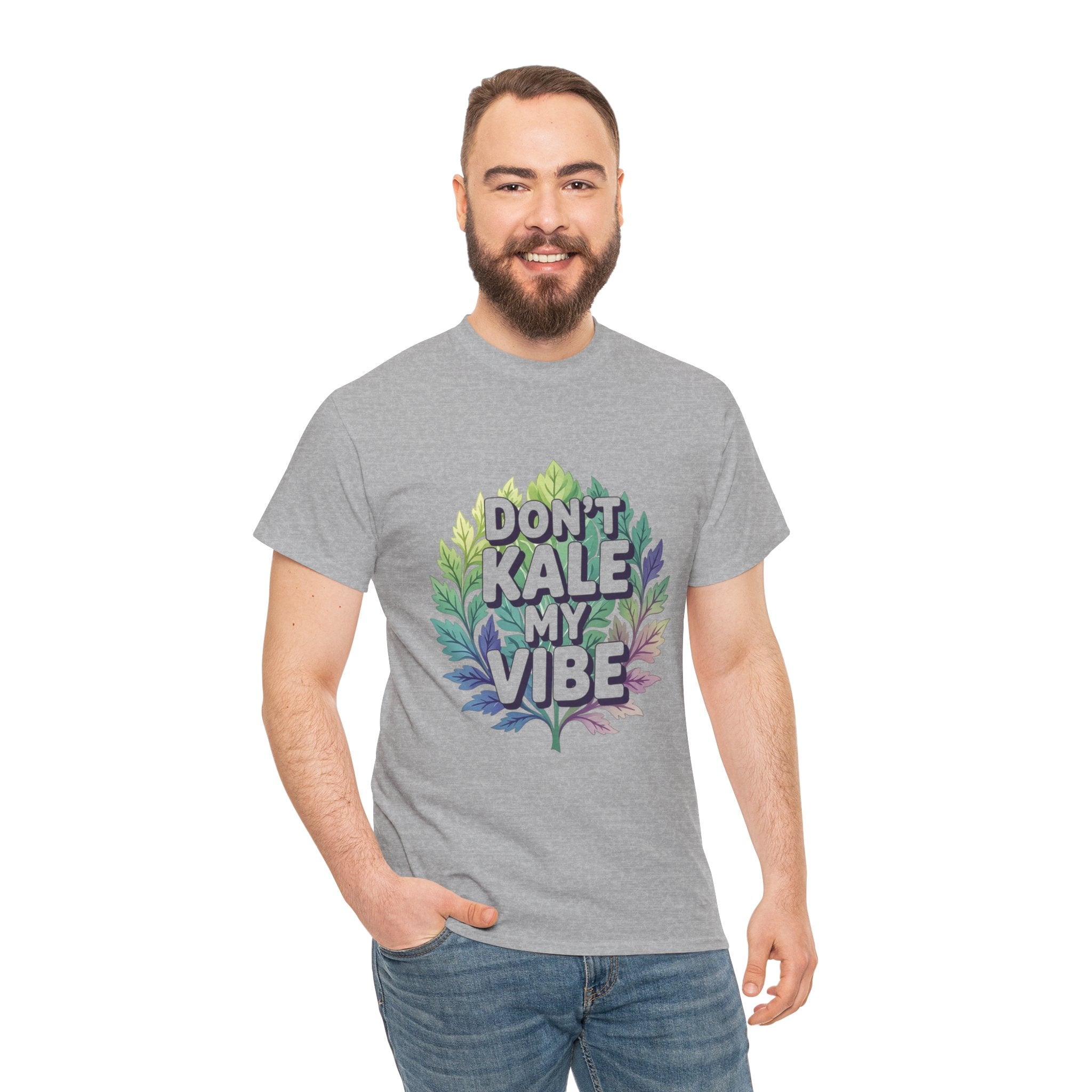 Don't Kale My Vibe, Unisex Cotton Tee