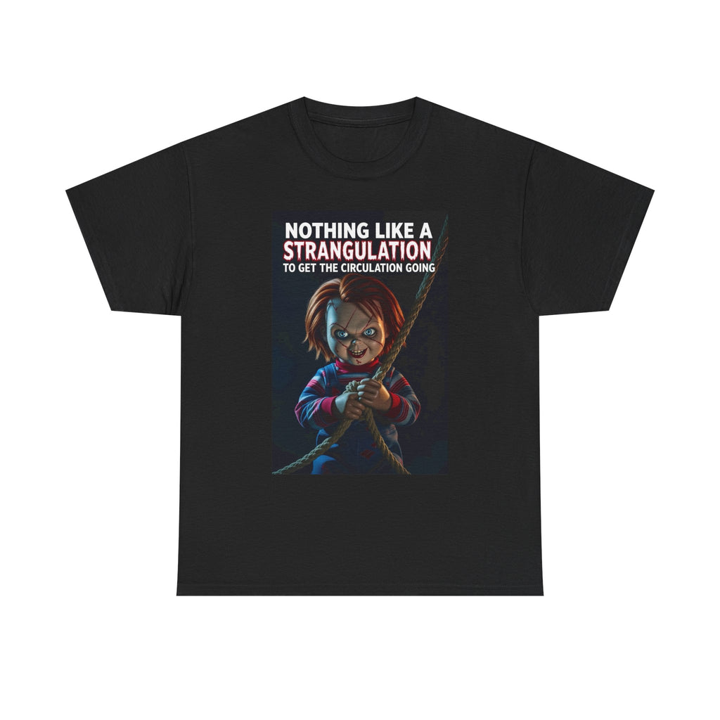 Chucky Strangulation, Unisex Cotton Tee