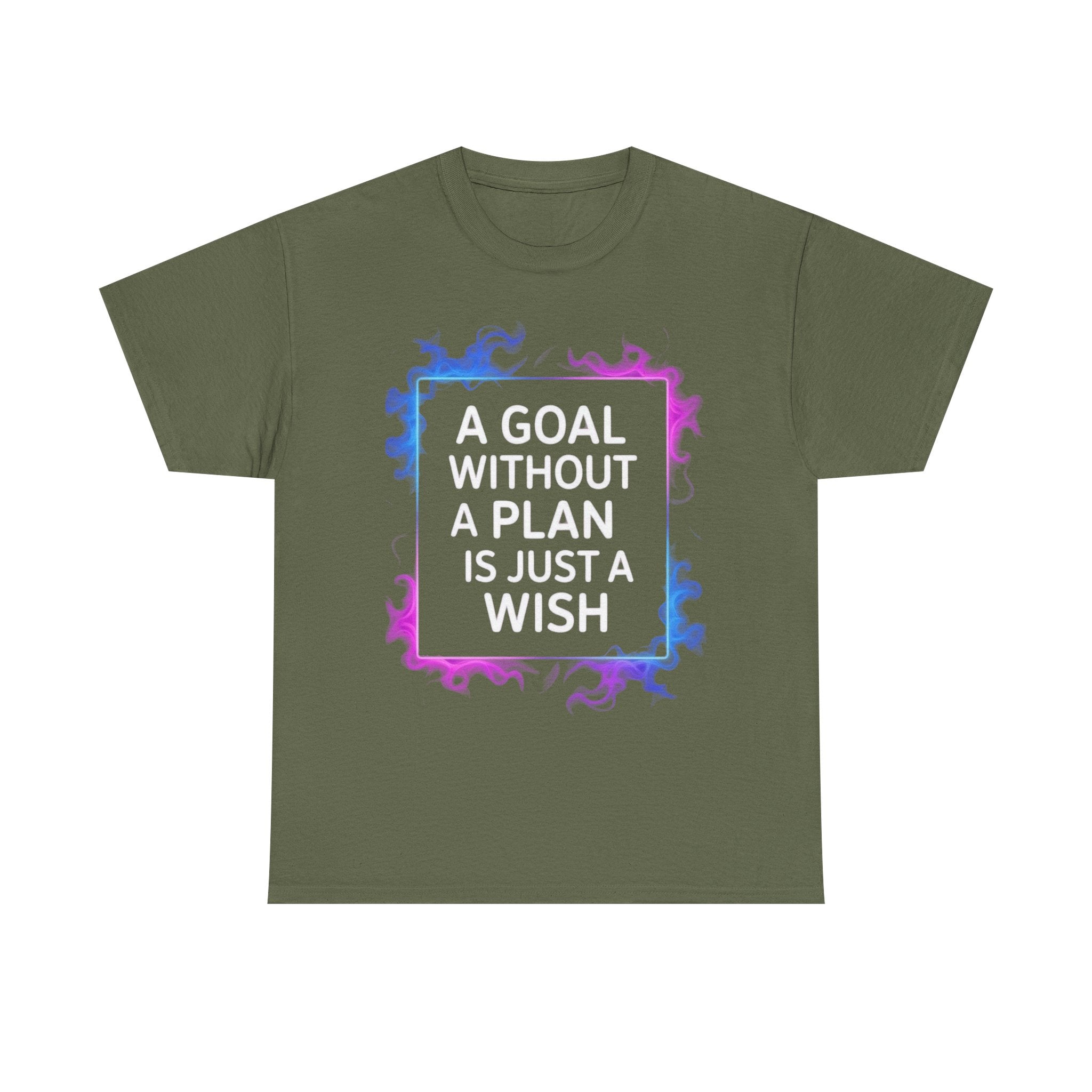 A Goal Without a Plan, Unisex Cotton Tee