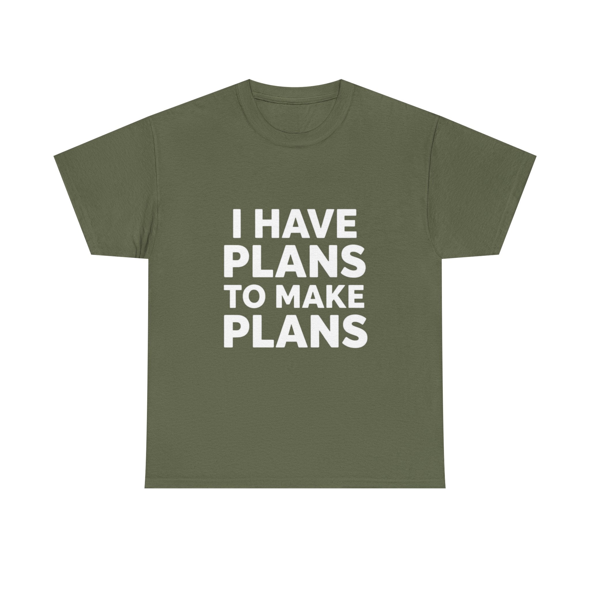 I Have Plans, Unisex Cotton Tee